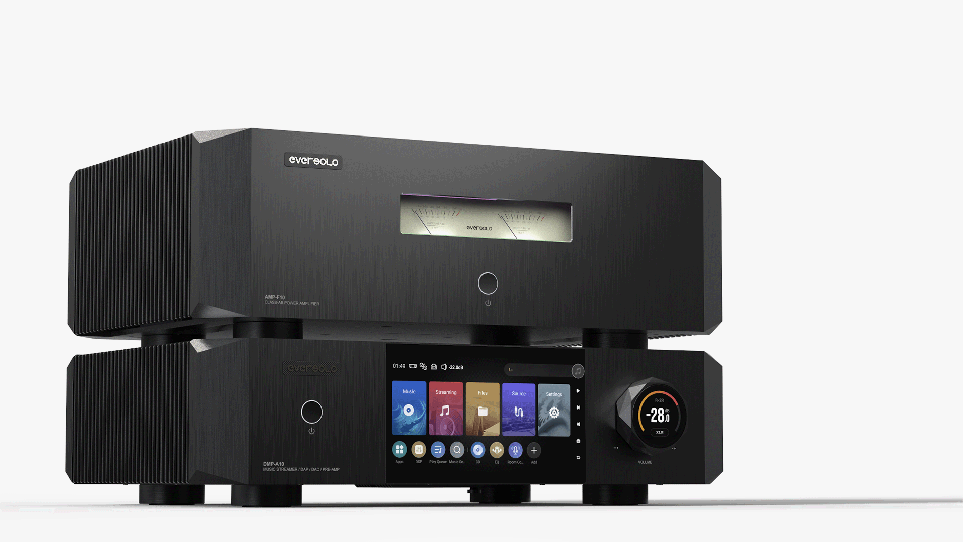 EverSolo AMP F10 High-Fidelity Audio Power Amplifier - Premium Stereo Sound for Home Theater, Music Studio & Audiophile Systems