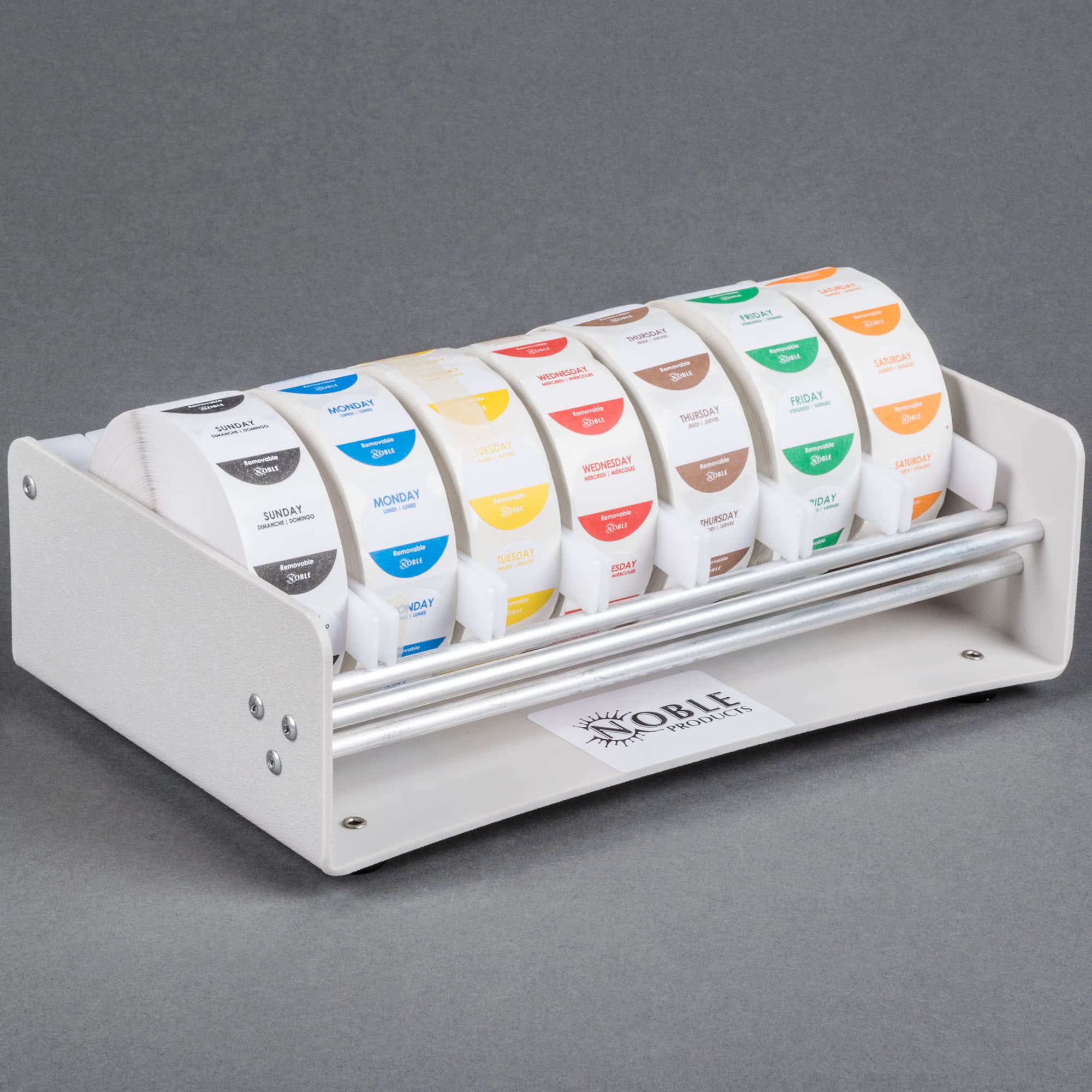 7-Slot Elevated Paper Towel Holder with Removable 1