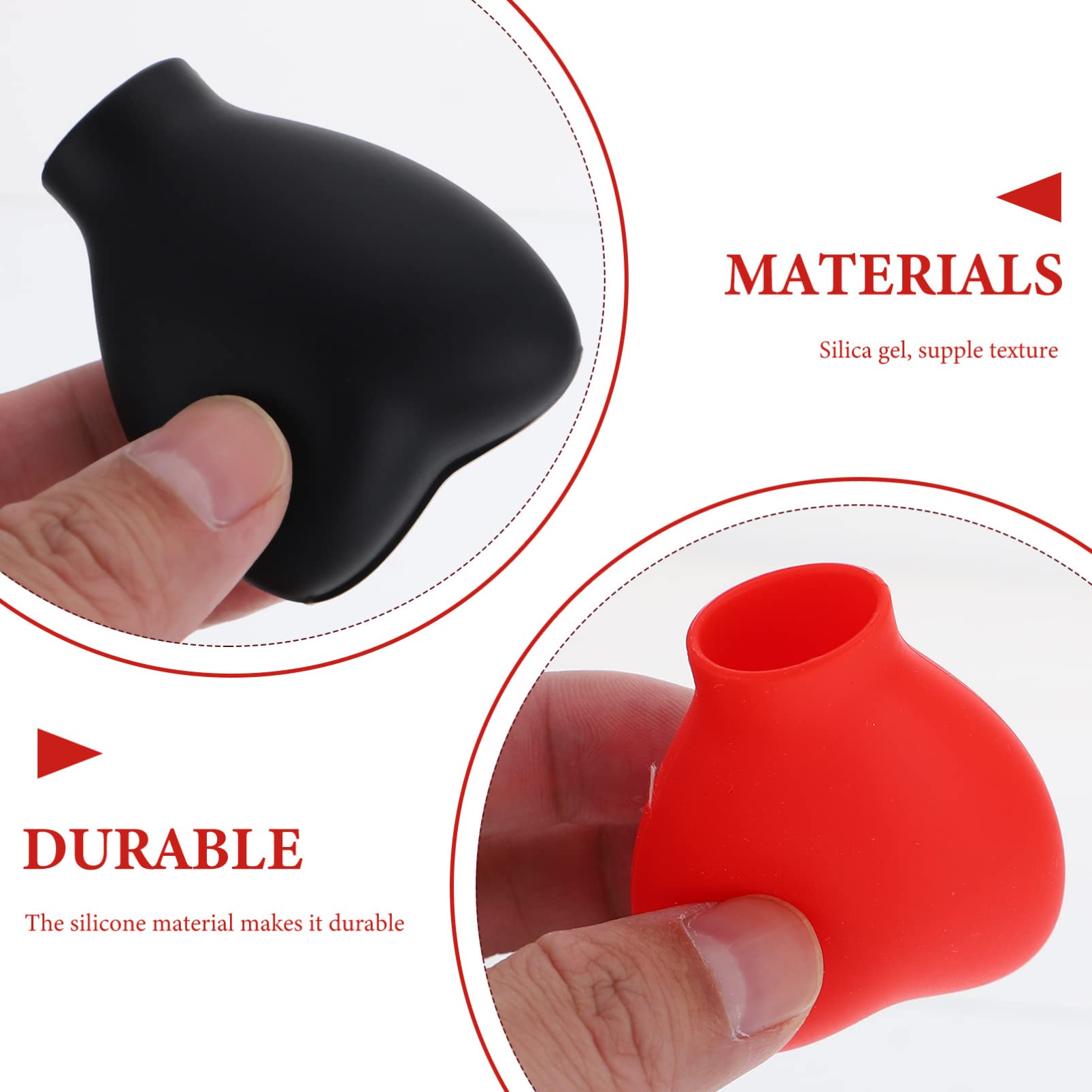 Beaupretty 6-Piece Silicone Makeup Brush Covers - Reusable Cosmetic Brush Protectors for Travel & Storage | Dustproof Makeup Brush Holder Set for Professional & Home Use