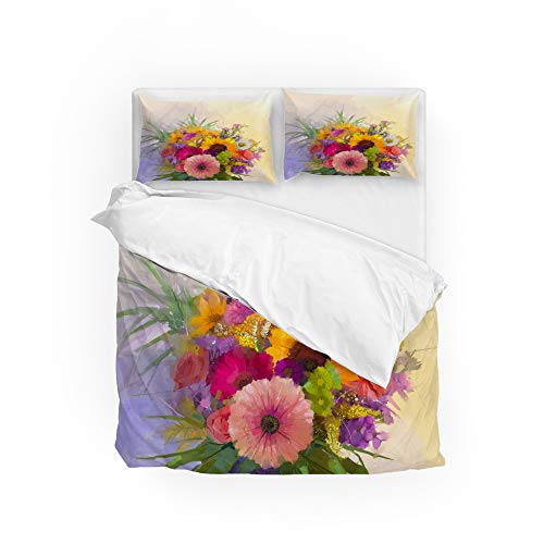 Oil Painting Life Bouquet Flowers