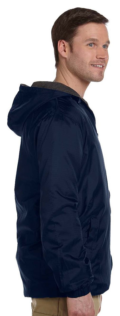 Dickies Men's Fleece-Lined Hooded Jacket - Warm Winter Coat for Outdoor Work & Casual Wear