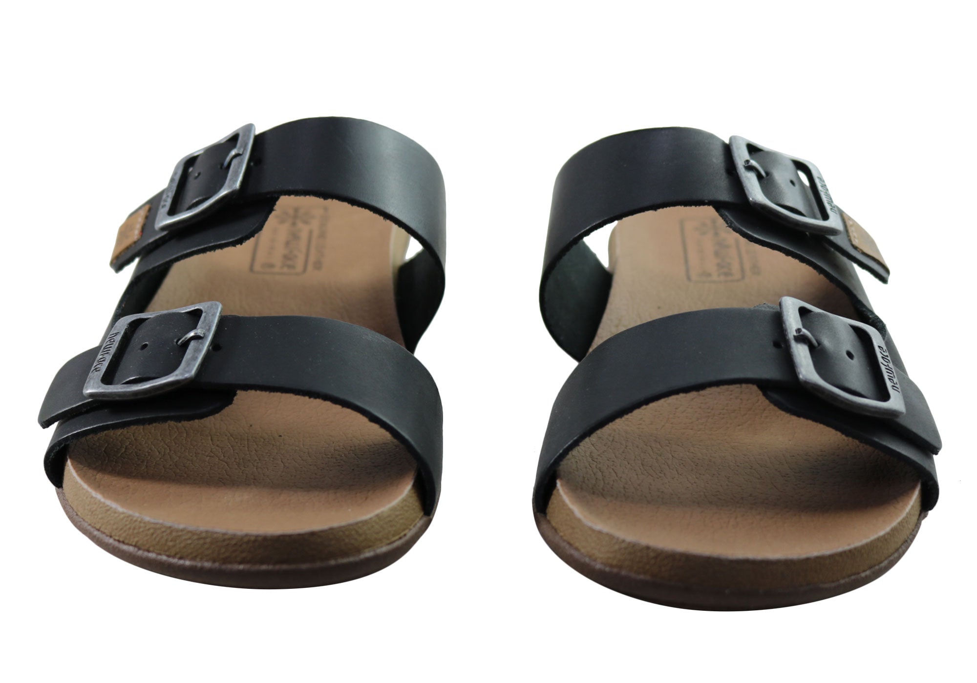 Silvan Women's Comfort Leather Slides Sandals - Soft Brazilian Leather - Perfect for Home, Poolside & Summer Outings