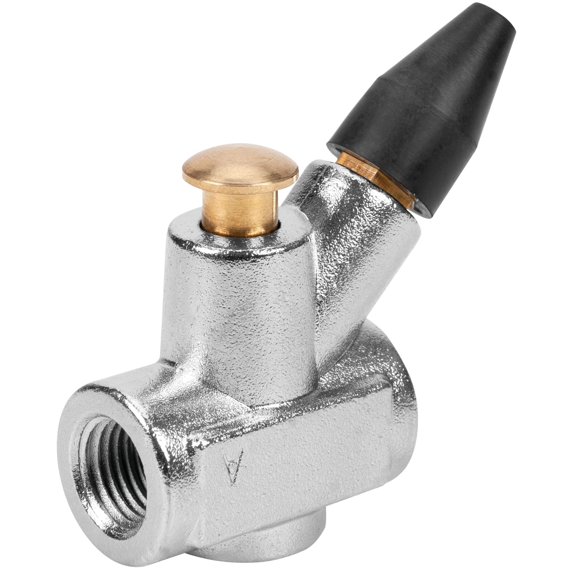 Performance Tool M586C Chrome Air Blow Gun - Heavy Duty Lug Nut Removal Tool, Silver Finish | Ideal for Auto Repair, Tire Changes & Industrial Applications