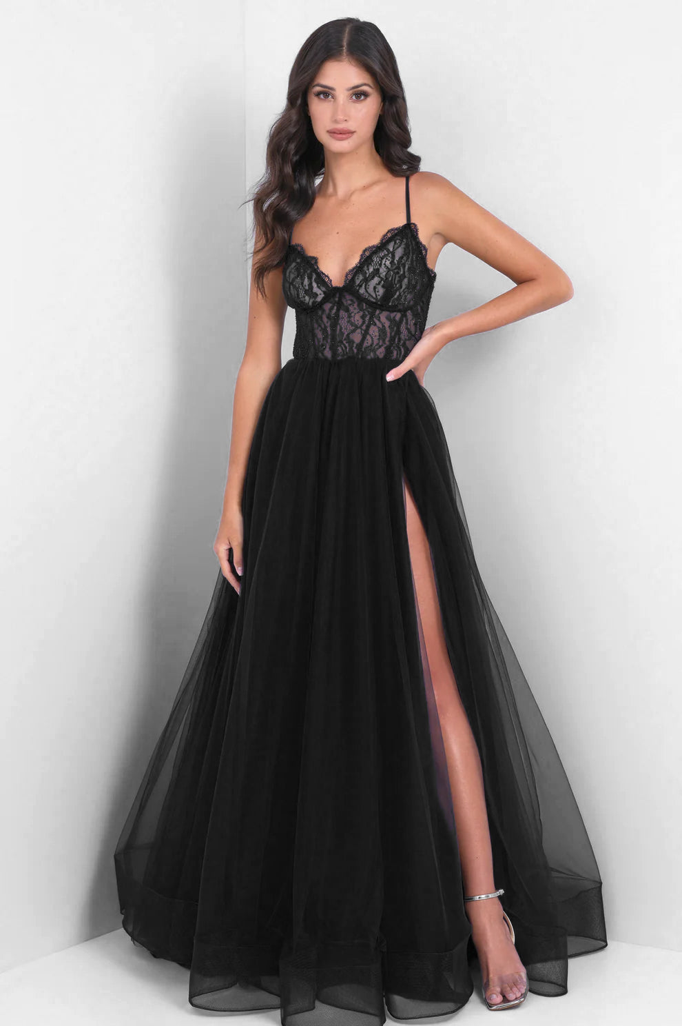 Elegant Black Dani Gown - Women's Formal Evening Dress for Prom, Wedding & Special Occasions