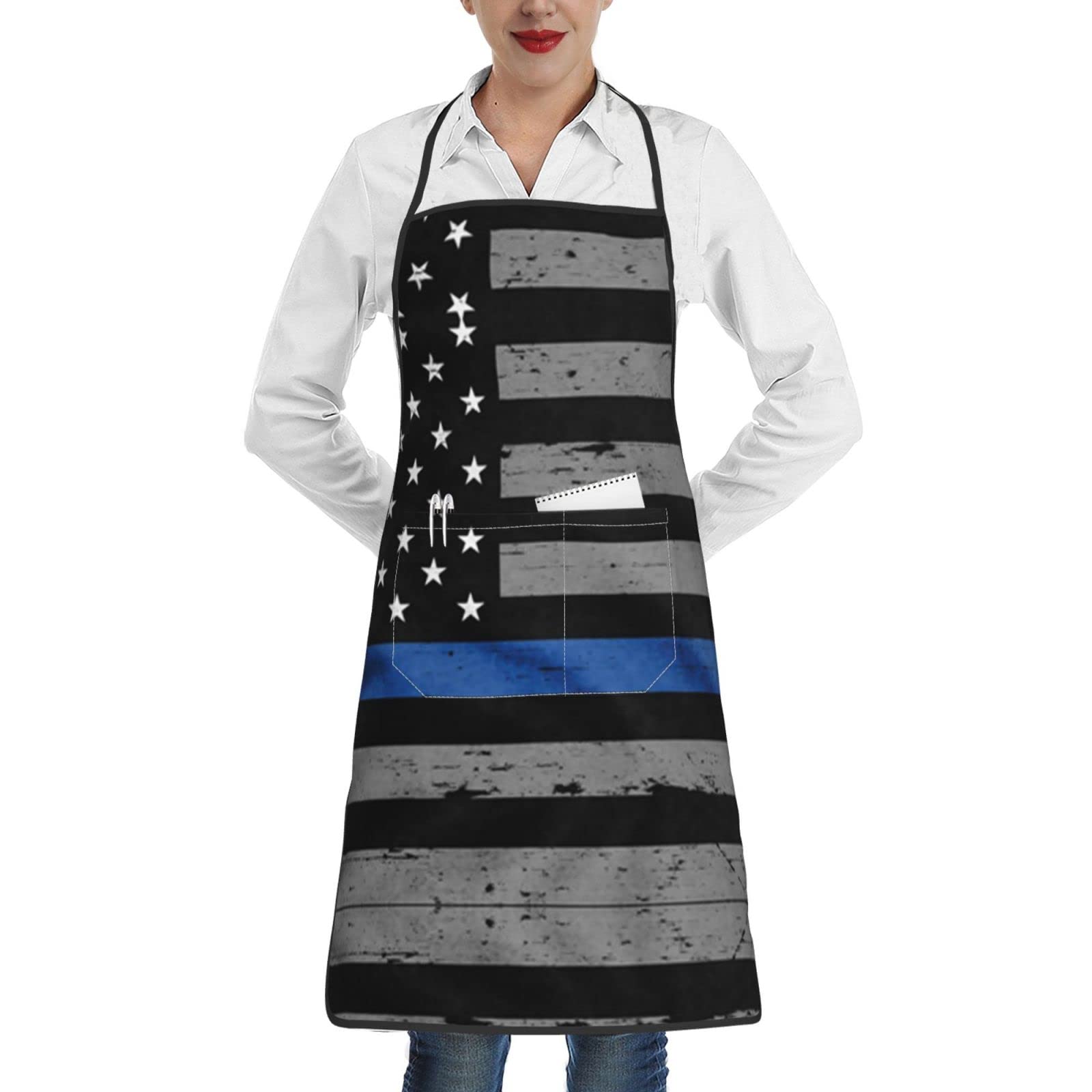 Waterproof Cooking Apron for Women & Men - Cute Lemon Fruit Design with Pockets - Durable Kitchen Apron for Cooking, Baking, BBQ & Grilling - Perfect for Home Chefs & Outdoor Cooking