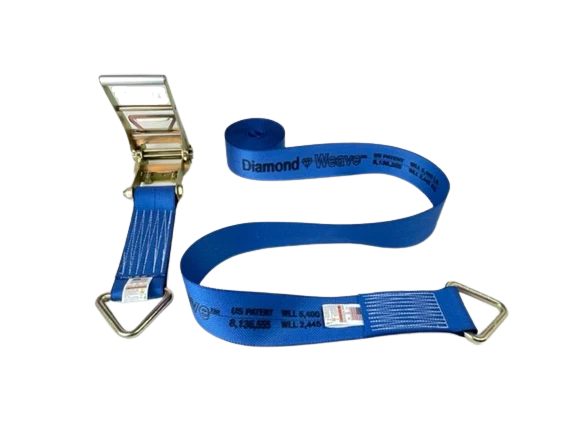 4-Pack 30-Inch Diamond Weave Ratchet Straps with D-Rings - Heavy Duty Tie Down Straps for Trucks, Trailers, Motorcycles & Cargo Securing