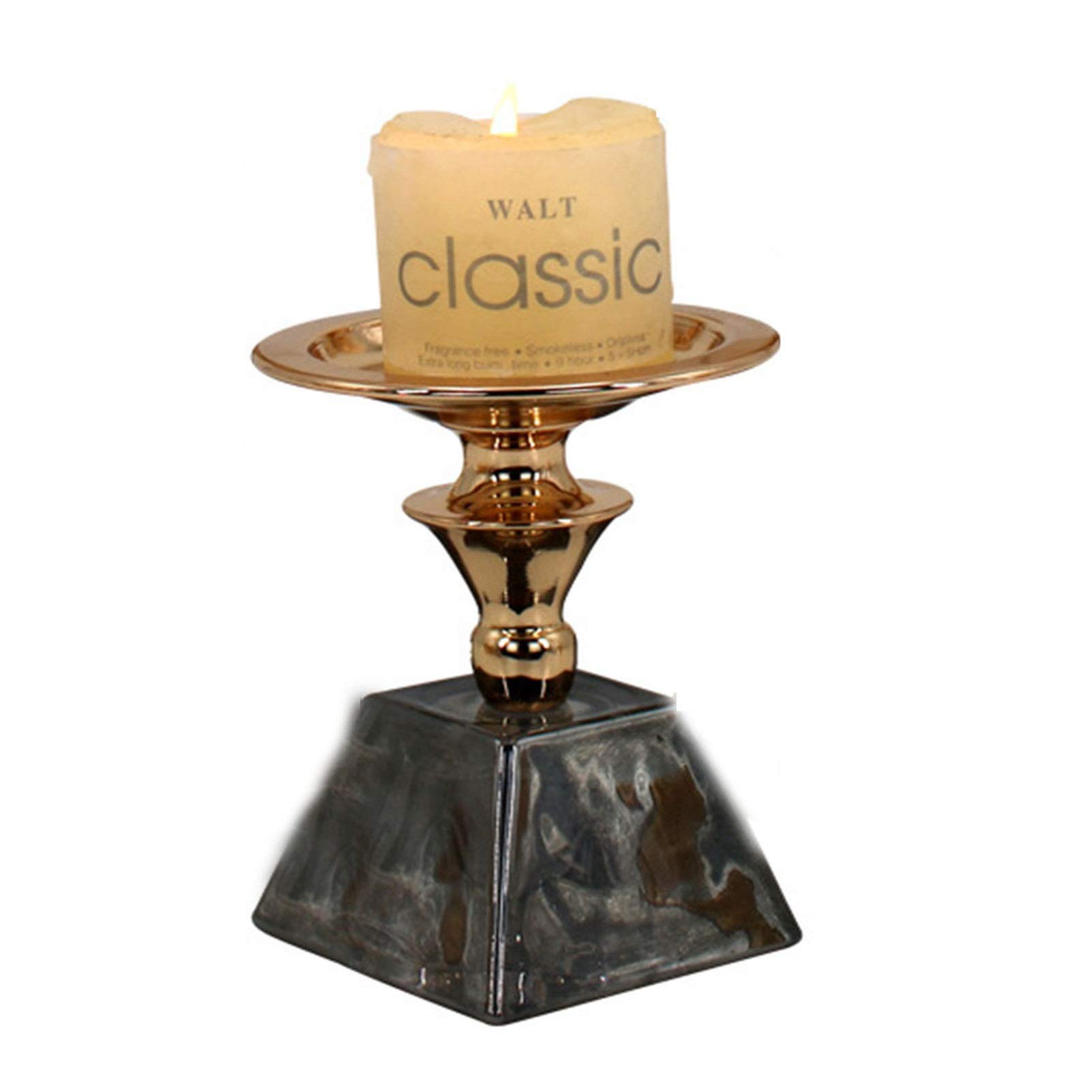 Vintage European Style Metal Candle Holder - Elegant Retro Candlestick for Candlelight Dinners, Romantic Dates, and Home Decor - Luxury Banquet & Table Centerpiece Decoration