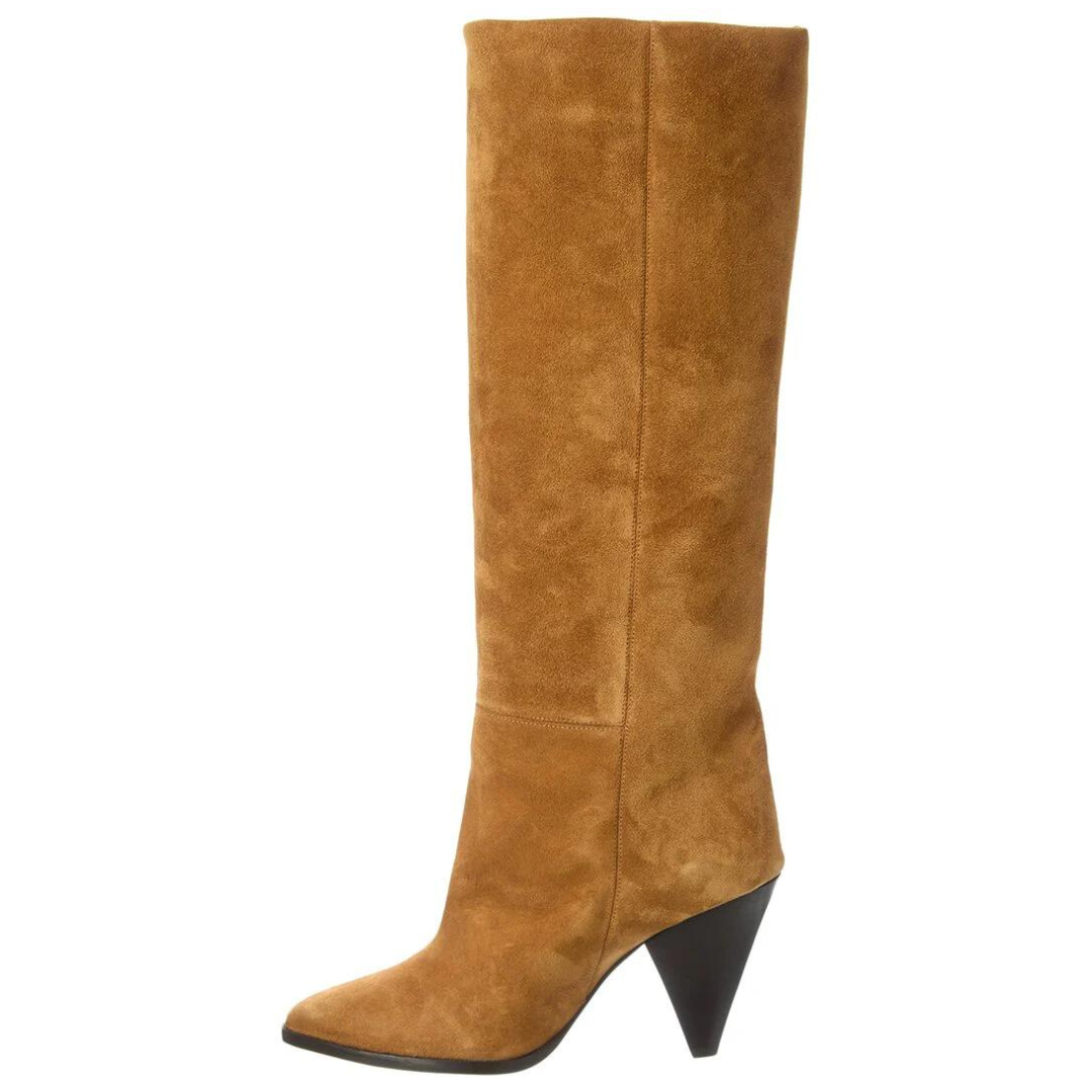 Ririo Women's Fashion High Boots - Knee High Winter Boots for Women - Waterproof & Warm - Perfect for Snow, Rain & Cold Weather