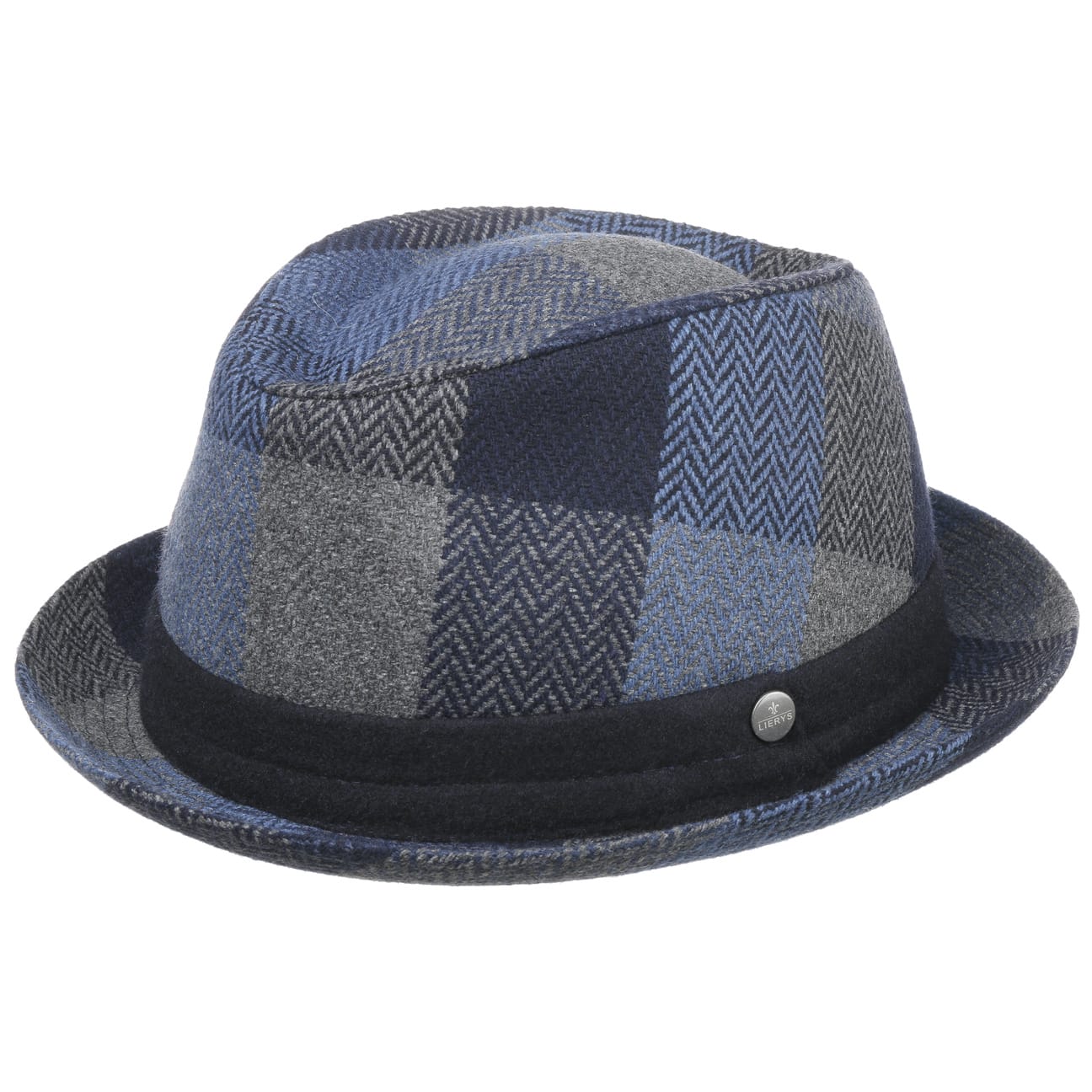 Stylish Centico Pork Pie Cloth Hat by Lierys - Vintage Fashion Accessory for Men & Women - Perfect for Jazz Festivals, Casual Outings, and Retro Style