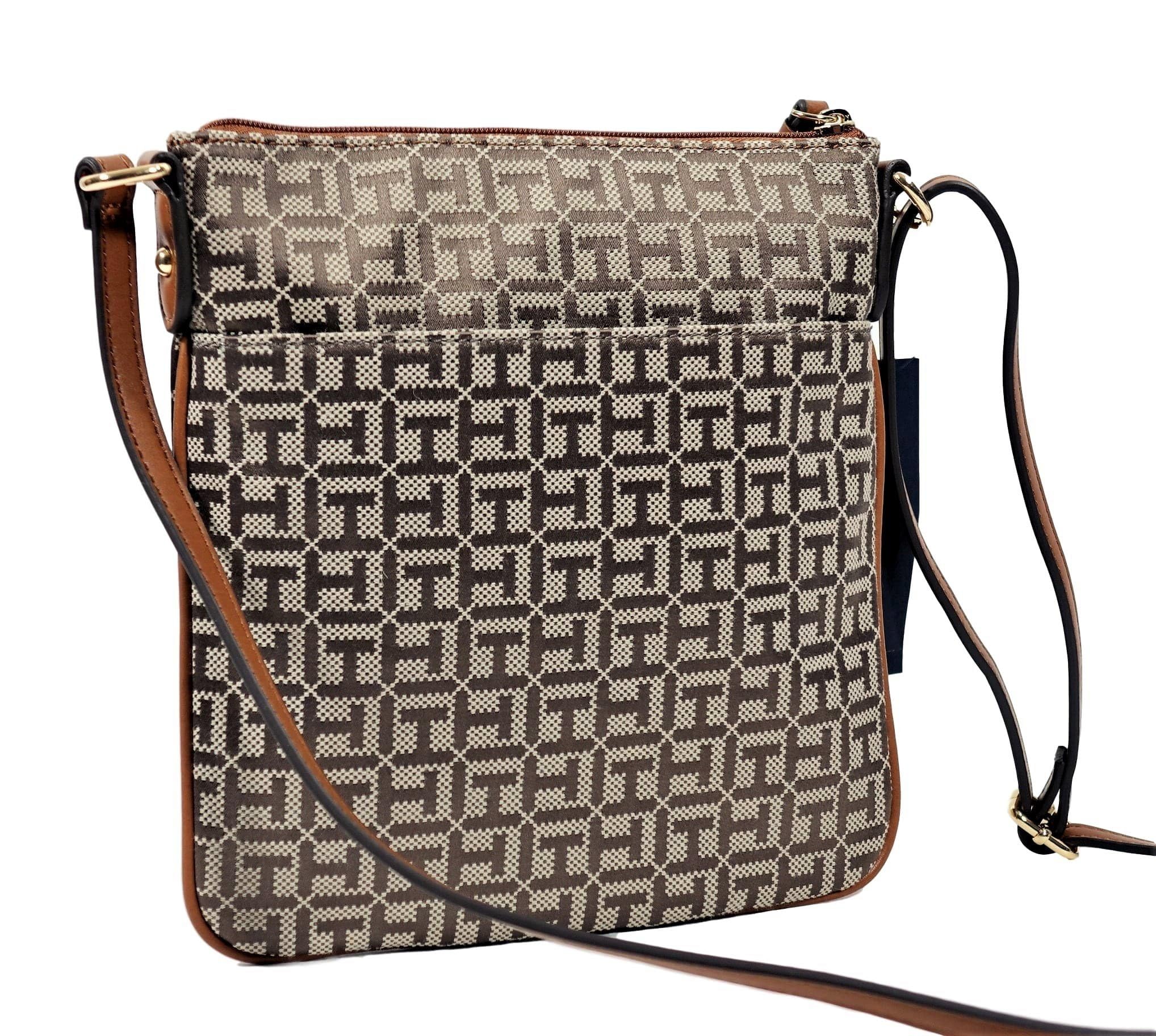 Tommy Hilfiger Men's Messenger Crossbody Bag - Stylish & Durable Leather Handbag for Work, Travel & Everyday Use