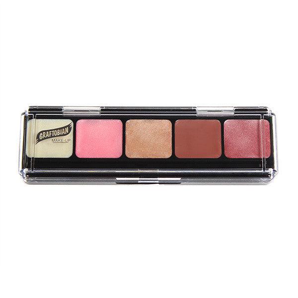 Graftobian Professional Lipstick Palette - 12 Vibrant Matte & Glossy Shades for Makeup Artists & Beauty Enthusiasts | Perfect for Bridal, Stage & Photoshoot Makeup