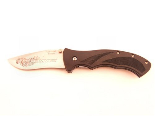 Humvee Tracker Knife - Tactical Folding Pocket Knife with Belt Clip, EDC Gear for Outdoor Camping, Hiking & Survival