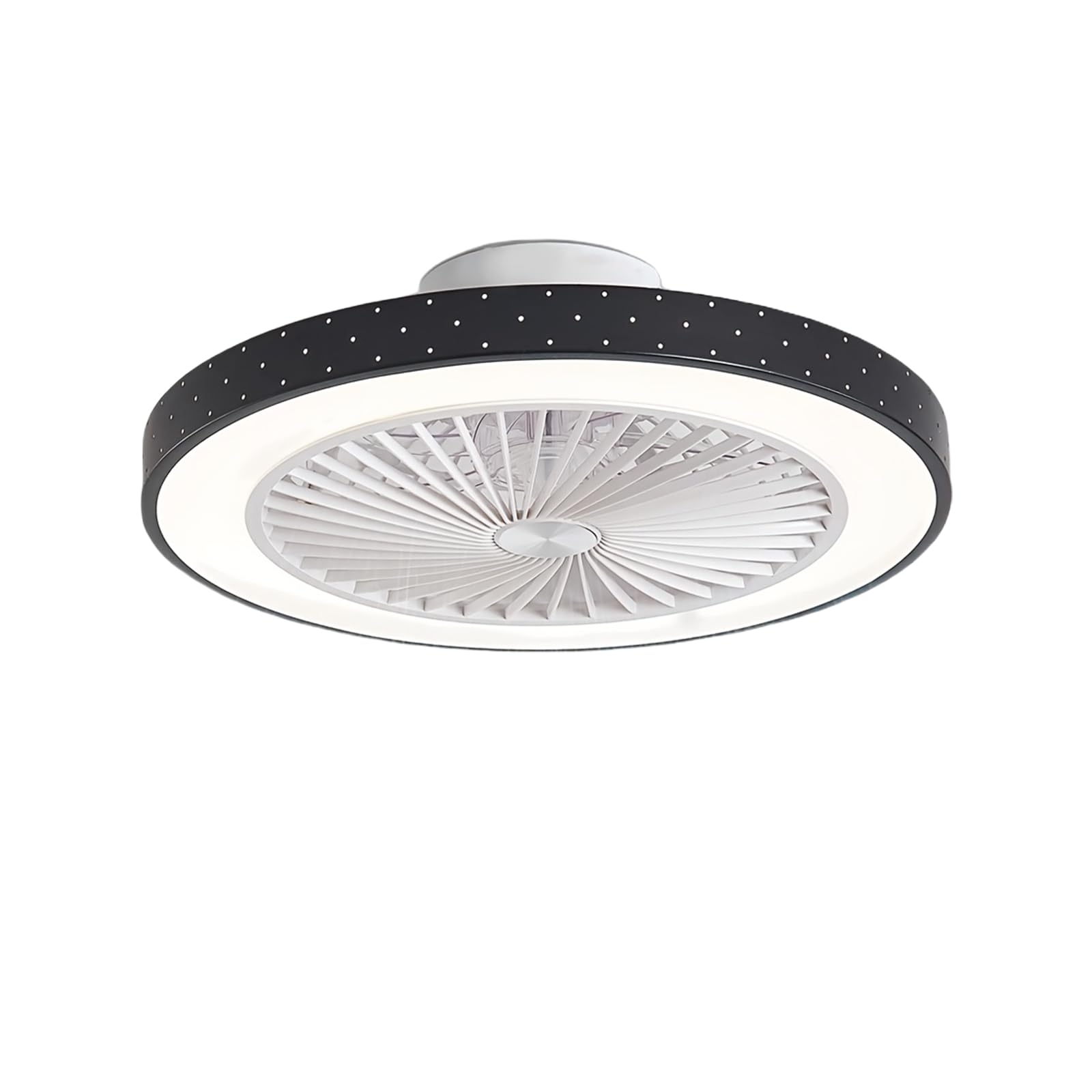 POWROL Bladeless Low Profile Ceiling Fan with Lights - 19