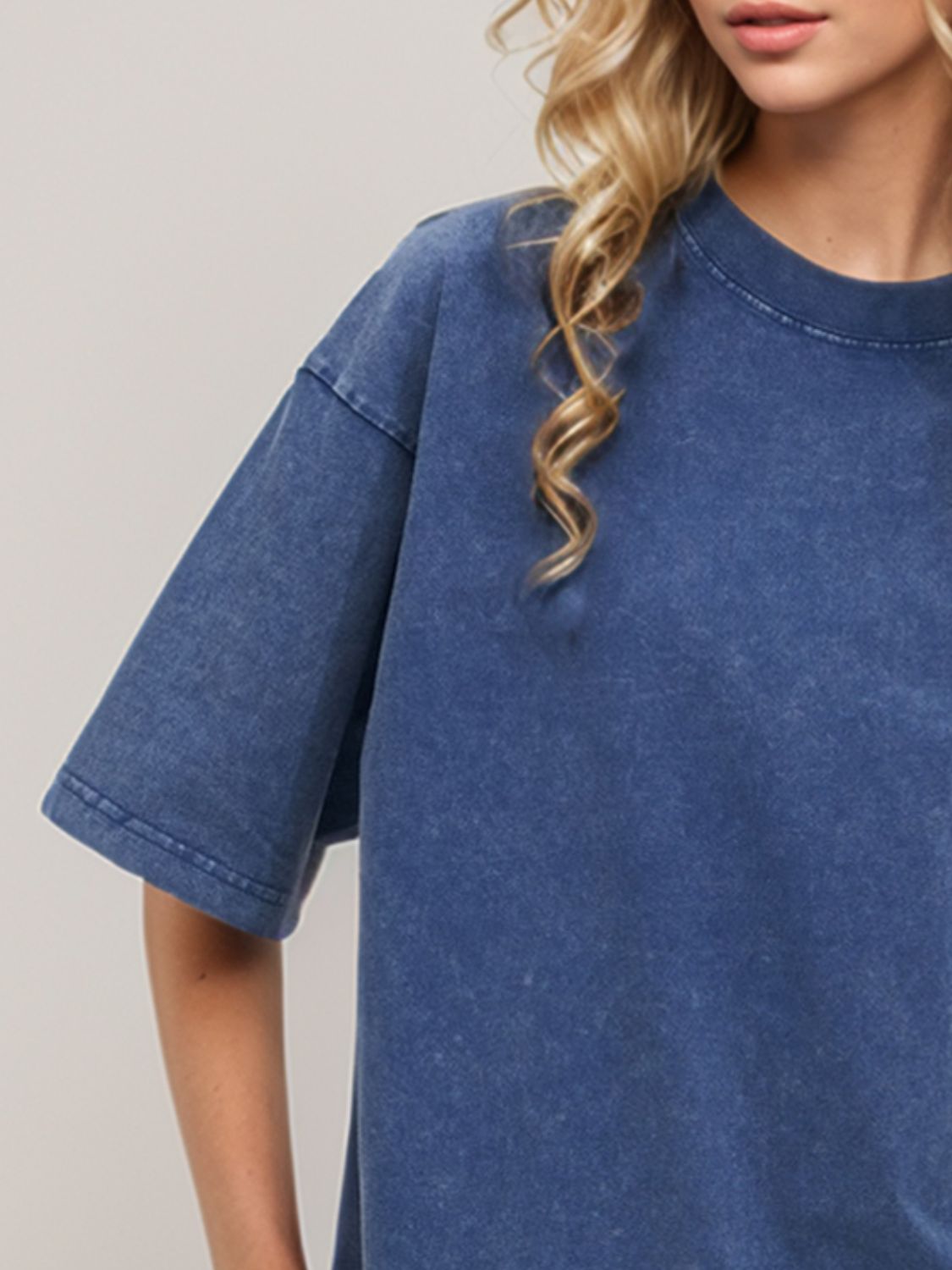 Basic Bae Round Neck Half Sleeve T-Shirt for Women | Casual Cotton Tee | Perfect for Everyday Wear, Outings & Layering