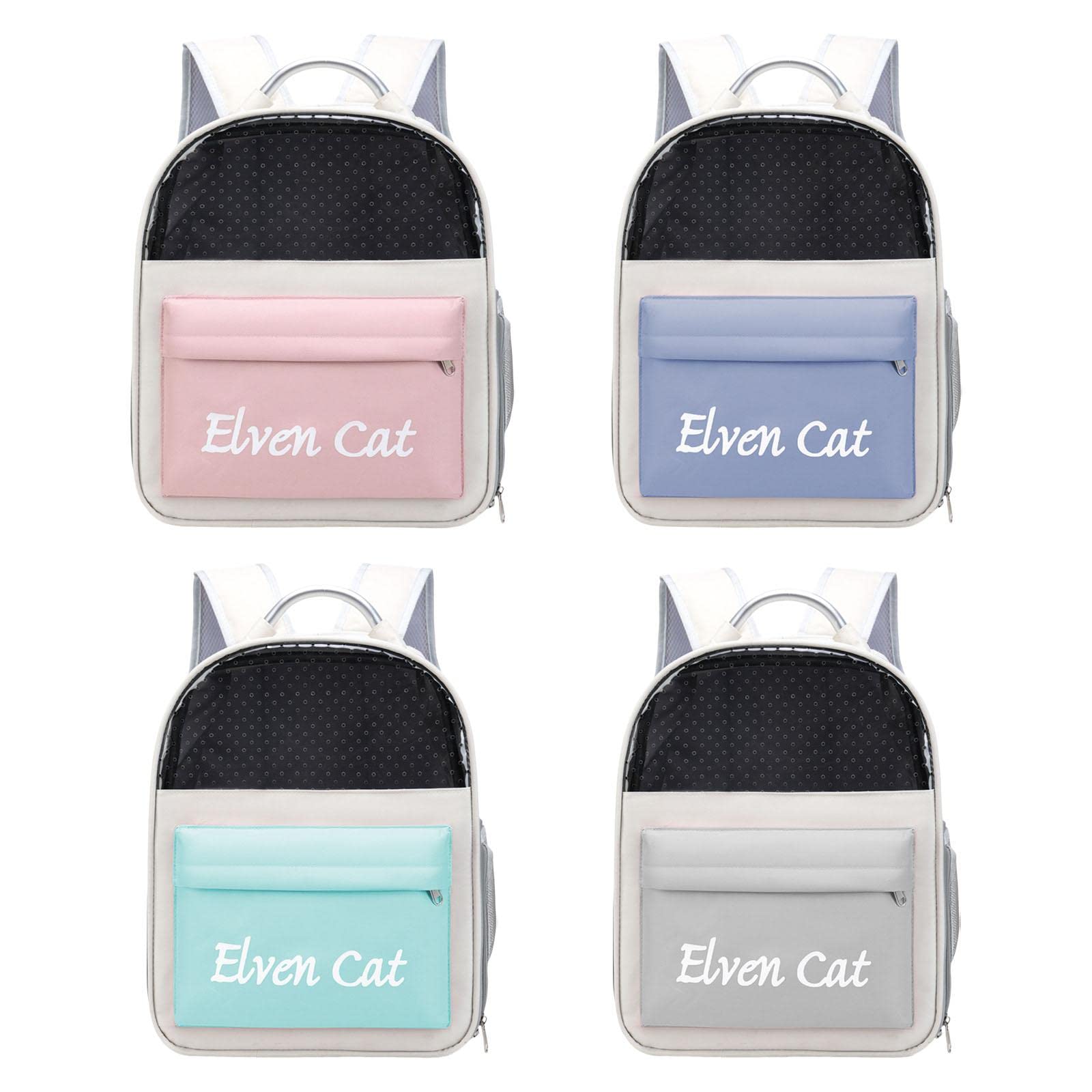 Enakshi Breathable Mesh Handbag for Small Dogs & Pets - Large Ventilated Travel Carrier, Hiking Tote in Pink | Pet Supplies, Dog Carrier for Outdoor Adventures & Daily Walks