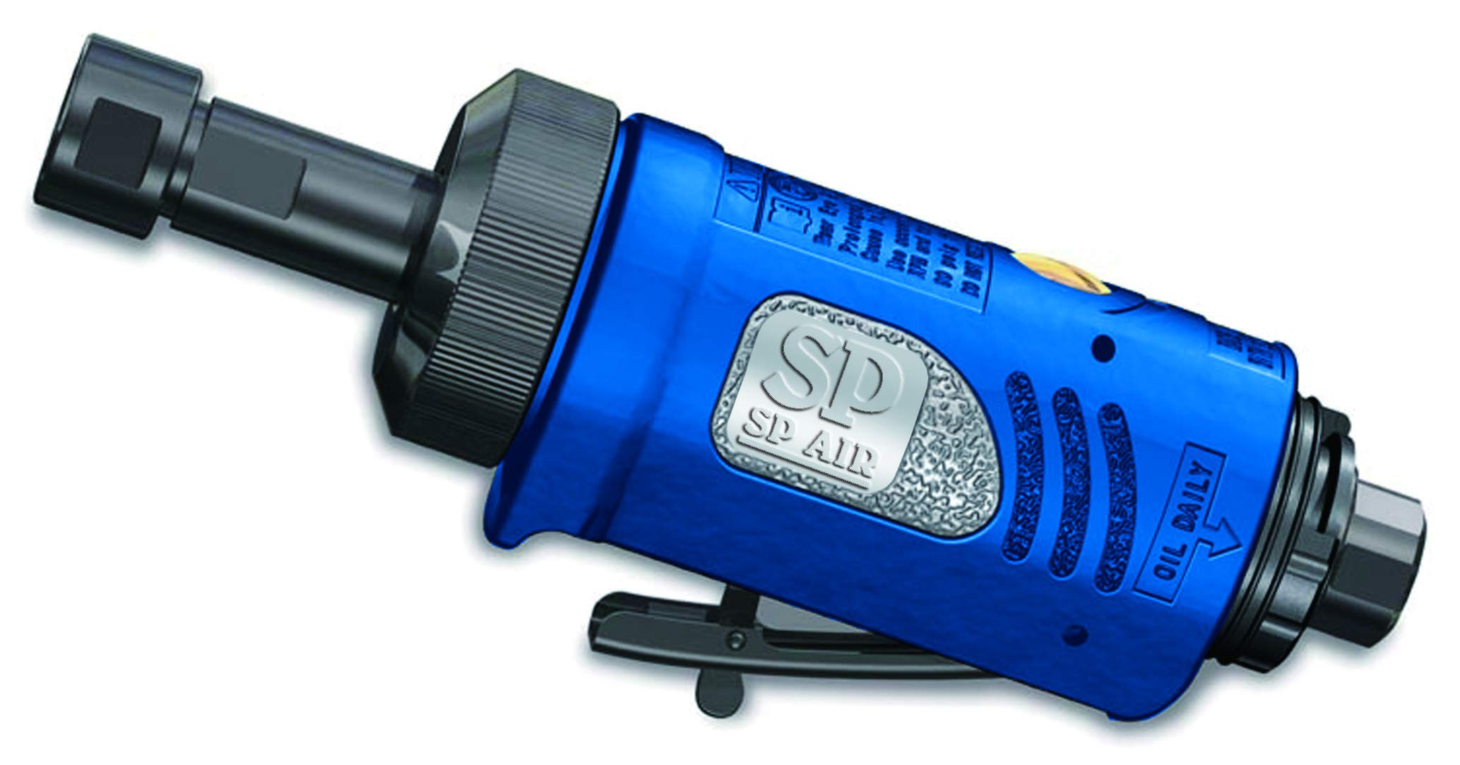 SP Air Corporation Heavy-Duty 1/4-Inch Straight Die Grinder SP-7220-V2 - Professional Metalworking & Woodworking Tool for Grinding, Sanding & Polishing - Ideal for Automotive Repair, DIY Projects & Industrial Use