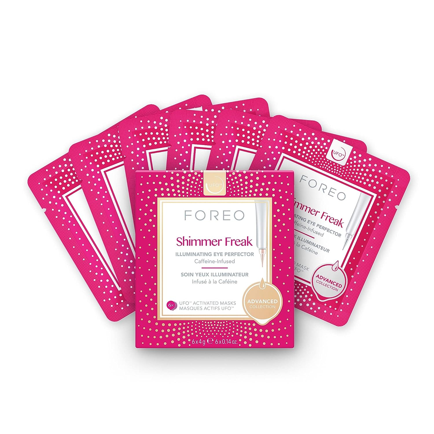 FOREO UFO Shimmer Freak Mask - Smart Facial Treatment Device for Glowing Skin | At-Home Spa & Skincare Routine