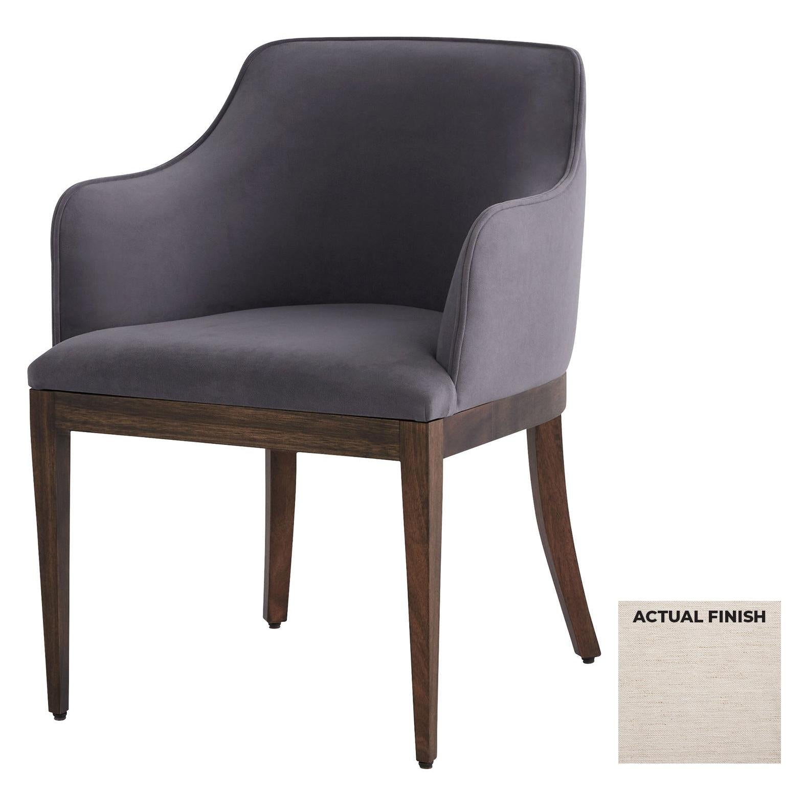 Cyan Design 11789 Dublin Chair in Wheat Linen Weave - Stylish Accent Chair for Living Room, Bedroom & Office Decor