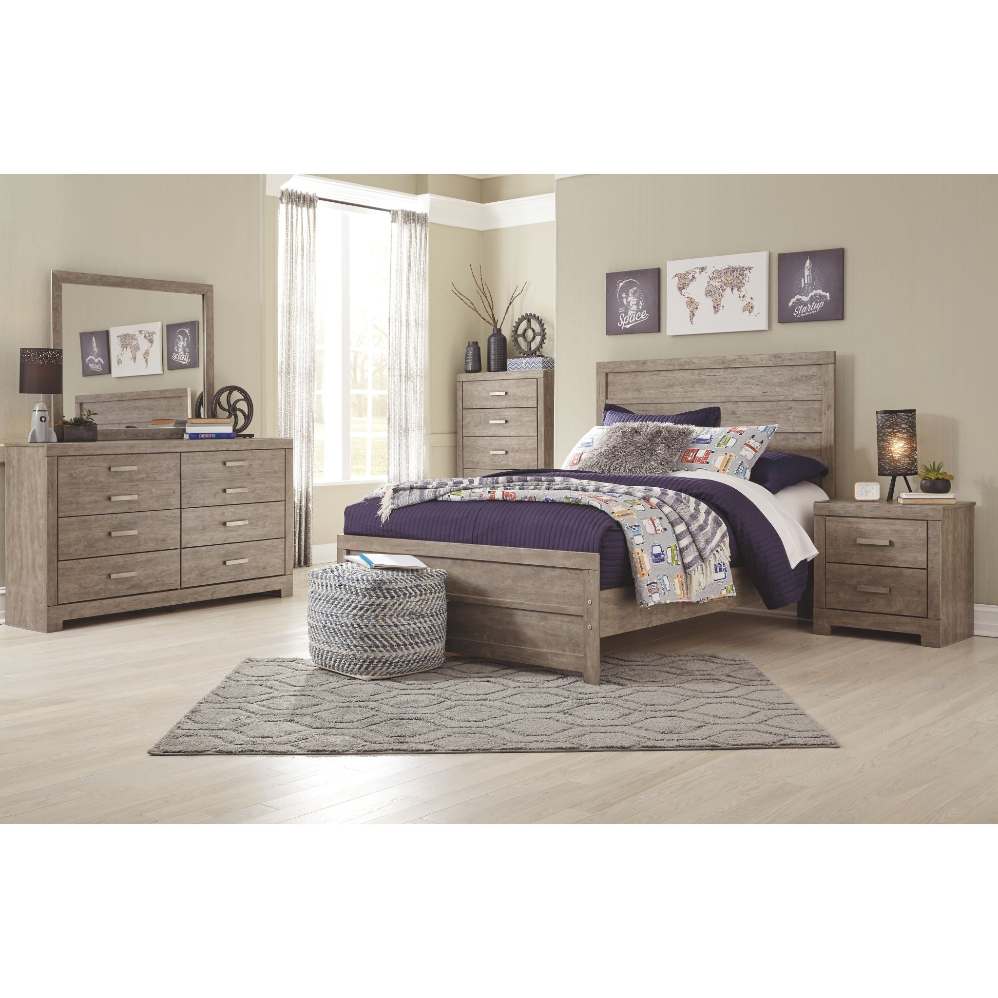Culverbach Dresser and Mirror Set - Modern Bedroom Furniture with Mirror for Home Decor & Organization | Perfect for Bedroom Storage, Dressing Area & Closet Organization