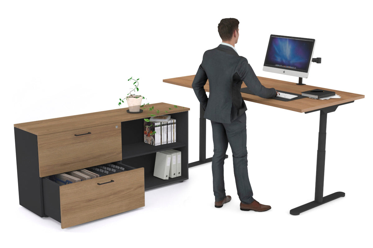 Flexi Premium Height Adjustable Standing Desk - 1800L x 700W Electric Sit Stand Workstation for Home Office, Gaming & Study - Ergonomic Executive Desk for Productivity & Comfort