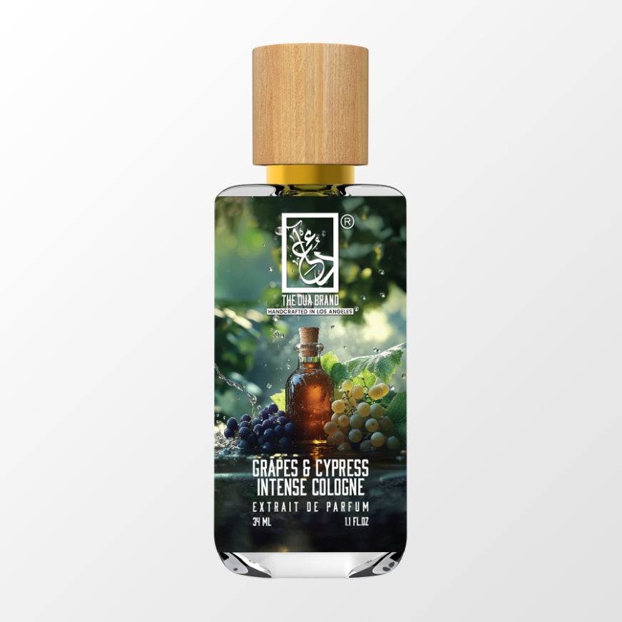 Premium Grapes & Cypress Intense Cologne for Men - Long Lasting Fragrance for Date Night, Office & Special Occasions