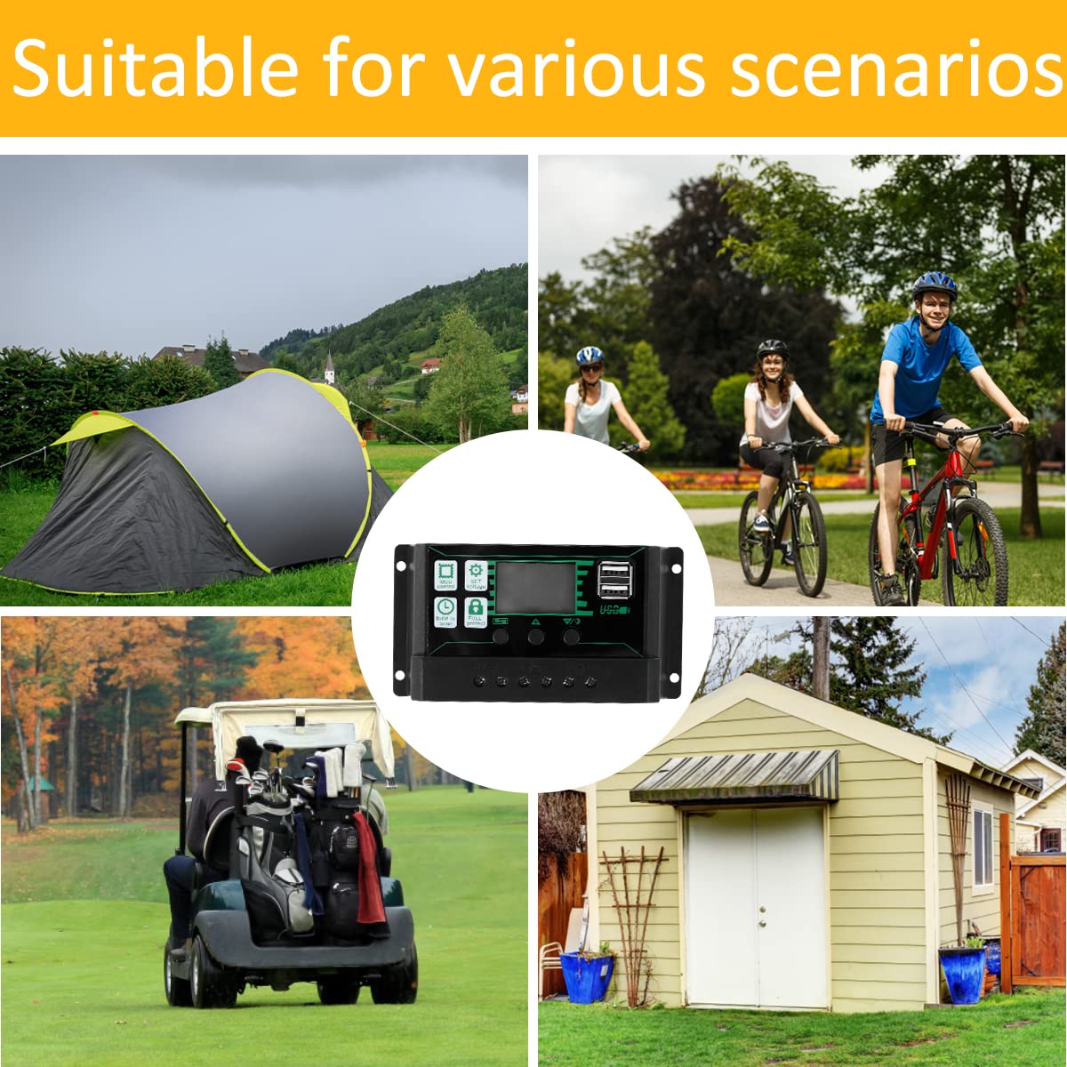 250W 12V/24V Monocrystalline Solar Panel Kit with Charge Controller - IP65 Waterproof, High Efficiency Portable Solar Charger for RV, Boat, Camping & Off-Grid Power - Ideal for Outdoor Adventures & Emergency Backup