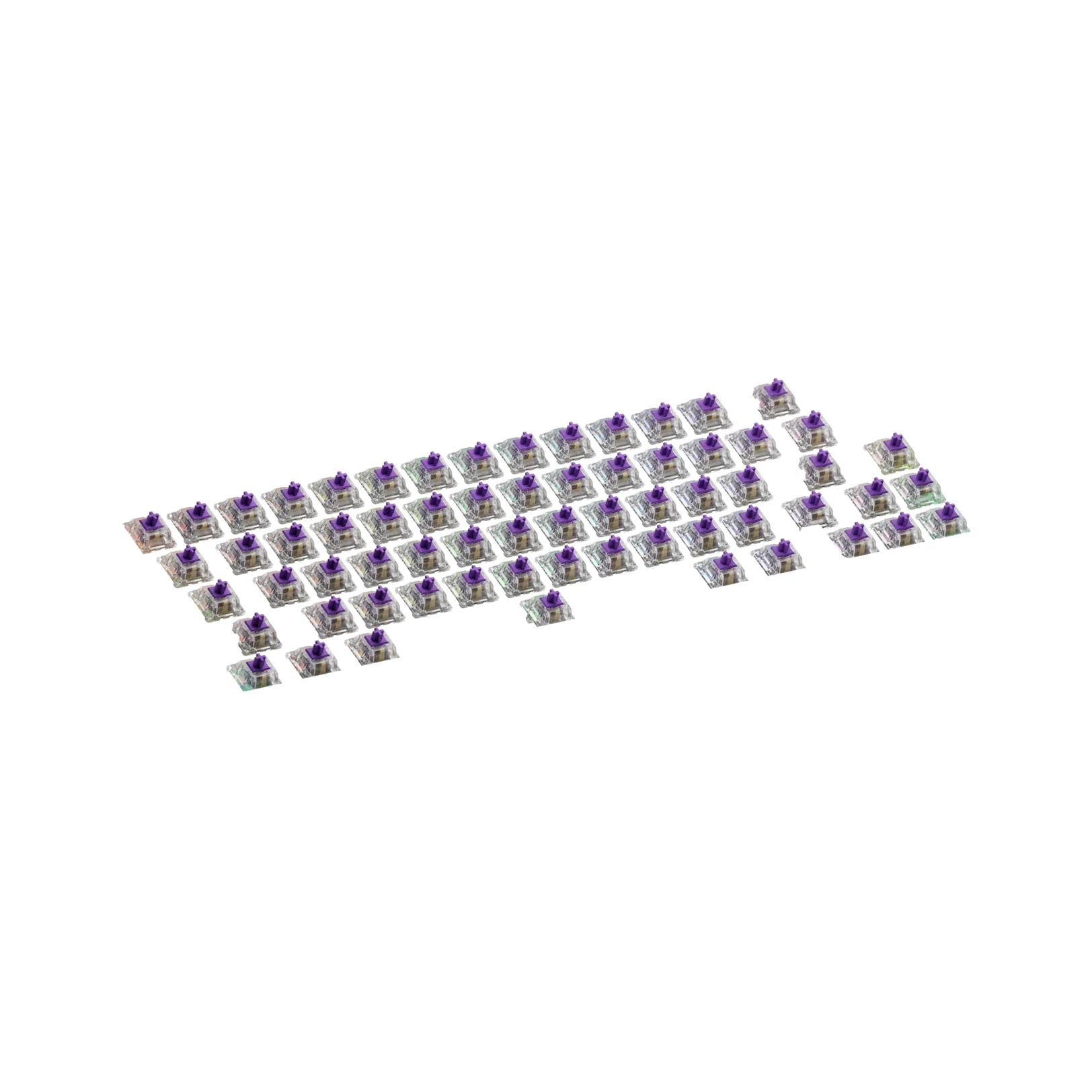 Glorious Mako Standard MX 65 ANSI Mechanical Keyboard Switches - Smooth Linear Switches for Gaming & Typing | Perfect for PC Builds, Custom Keyboards & Esports