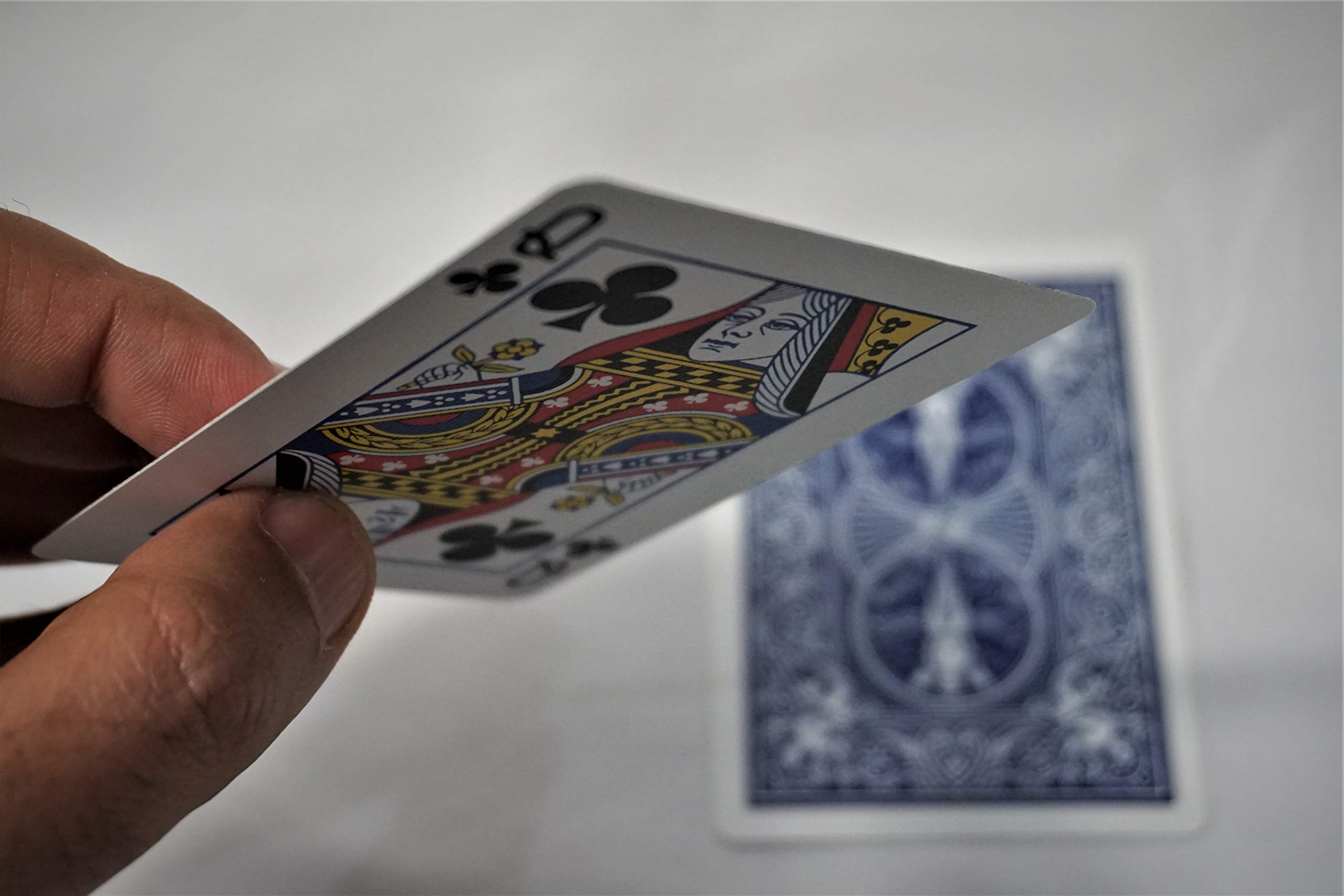 Bicycle Shim Cards Pair - Premium Shimmed Bicycle Playing Cards for Magic Tricks (2 Cards) - Perfect for Close-Up Card Magic, Street Performances & Parlor Tricks