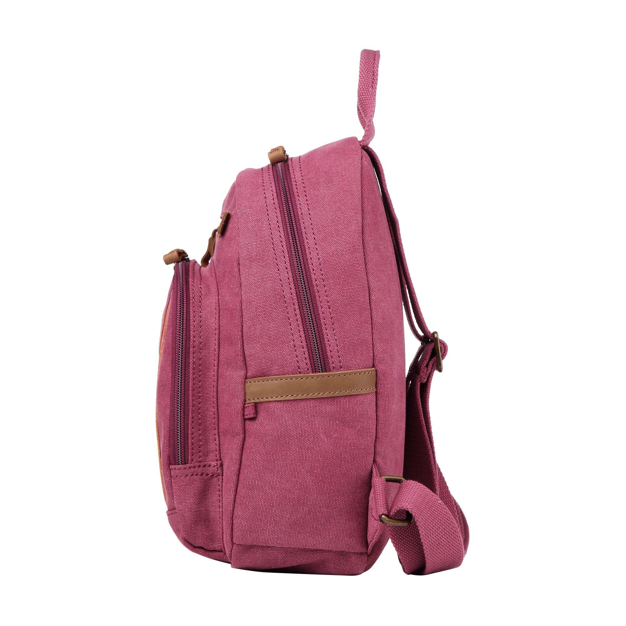 TRP0255 Troop London Classic Canvas Backpack Small - Durable School & Travel Backpack for Men & Women - Perfect for College, Commuting & Outdoor Adventures
