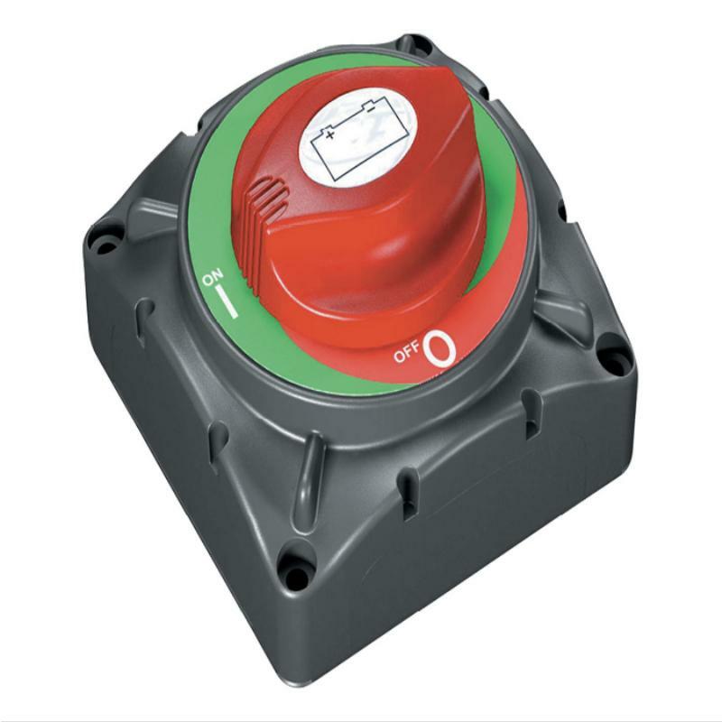 BEP Contour Heavy Duty Battery Master Switch - Waterproof & Corrosion Resistant for Marine, RV, and Off-Grid Power Systems