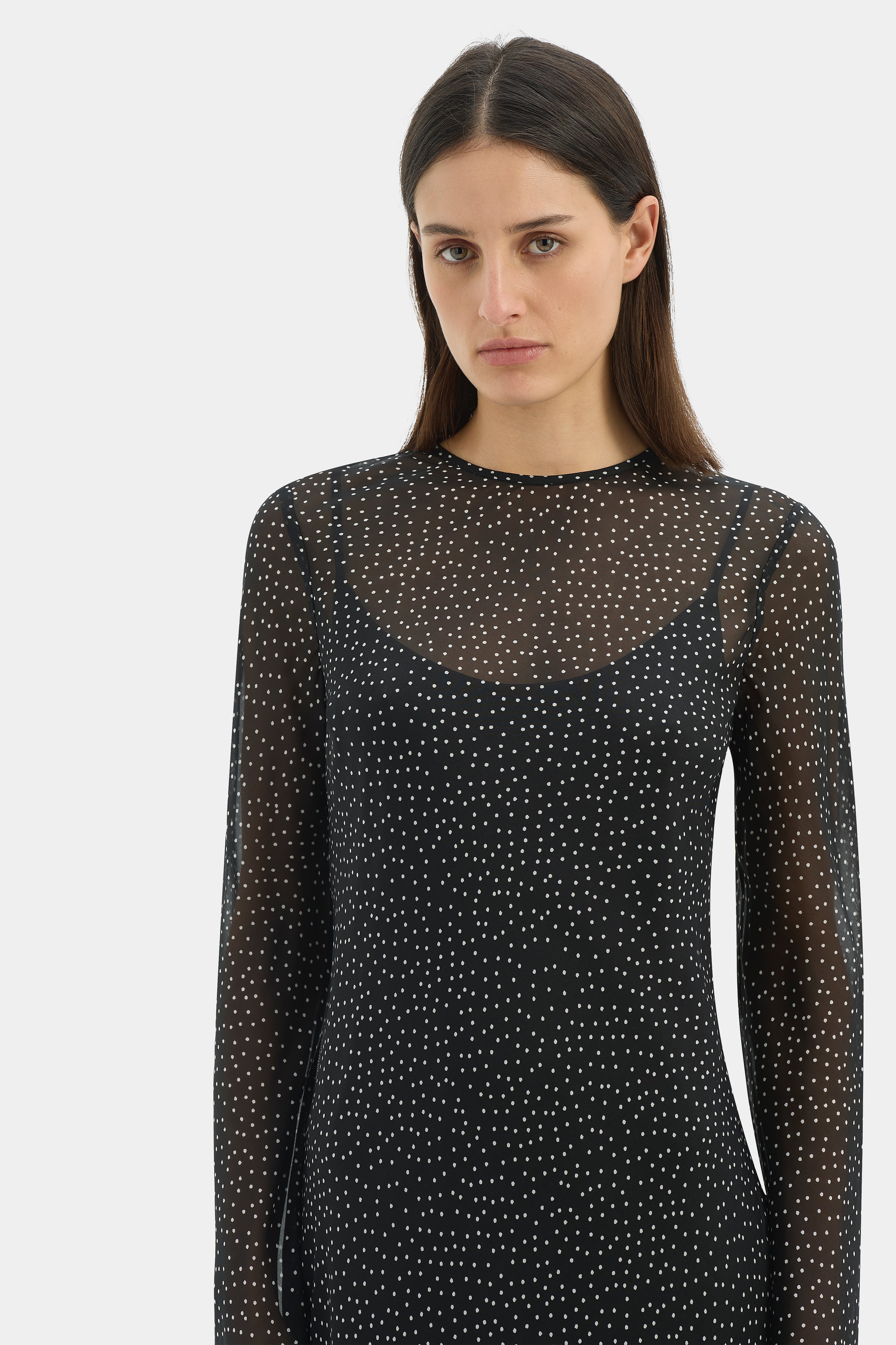 Lisander Women's Long Sleeve Casual Dress - Elegant Flowy Midi Dress for Work, Party & Fall Season