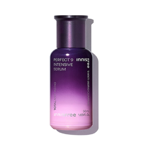 Innisfree Perfect 9 Intensive Serum - Korean Skincare for Brightening & Anti-Aging - Hydrating Face Serum for Glowing Skin - Day & Night Moisturizer for Dry & Sensitive Skin
