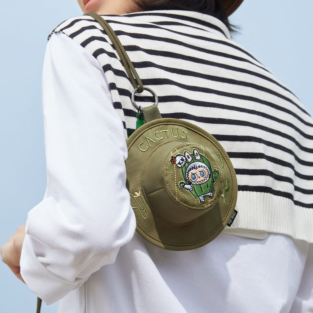 POP MART The Monsters Fall in Wild Bucket Hat Mini Bag Blind Box - Cute Collectible Toy for Fashion Accessories & Surprise Gift for Kids & Adults - Perfect for Parties, Collections, and Daily Outfits