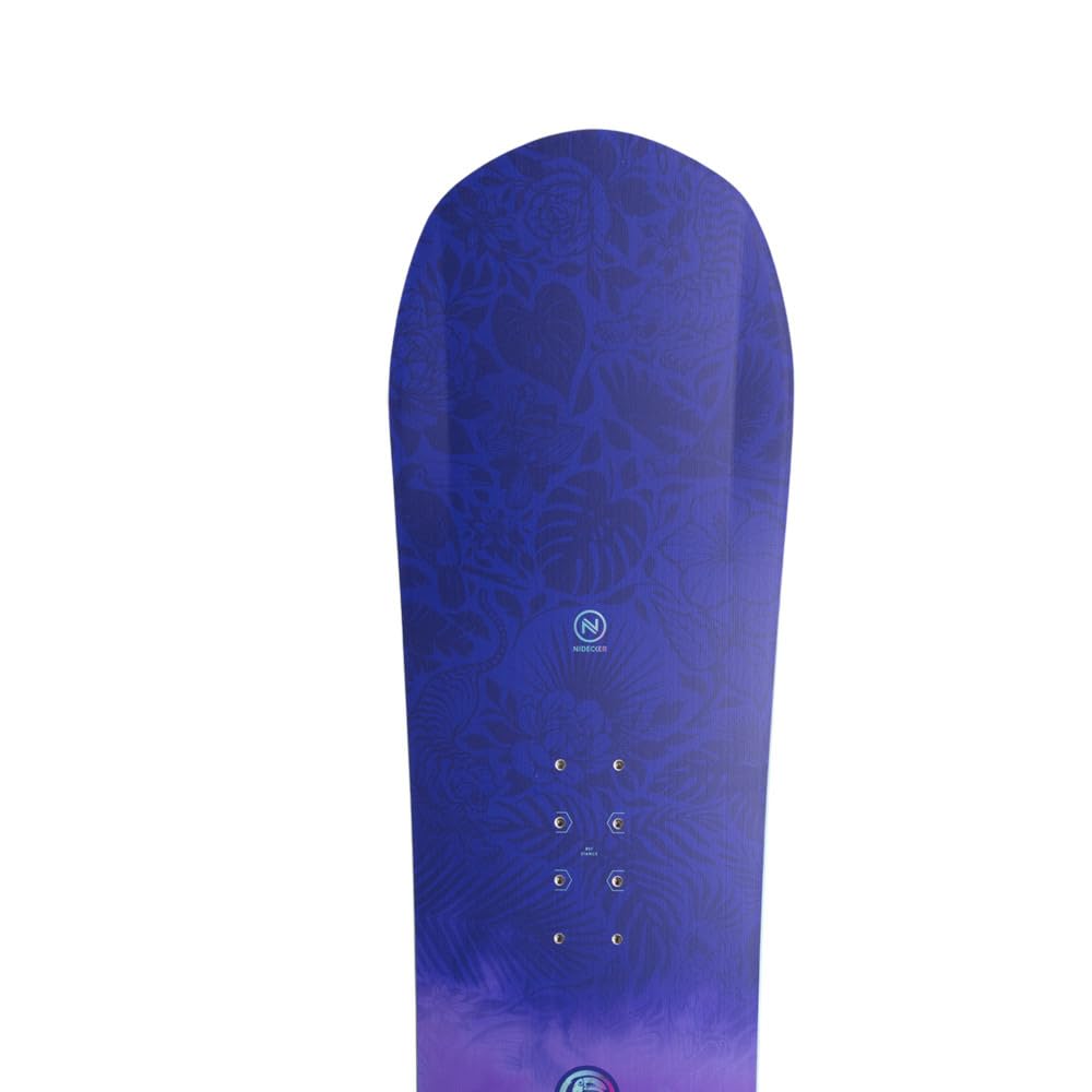 Nidecker Micron Venus Girls All Mountain Snowboard - Lightweight & Durable for Freeride & Carving - Perfect for Young Female Riders on Powder & Groomed Runs