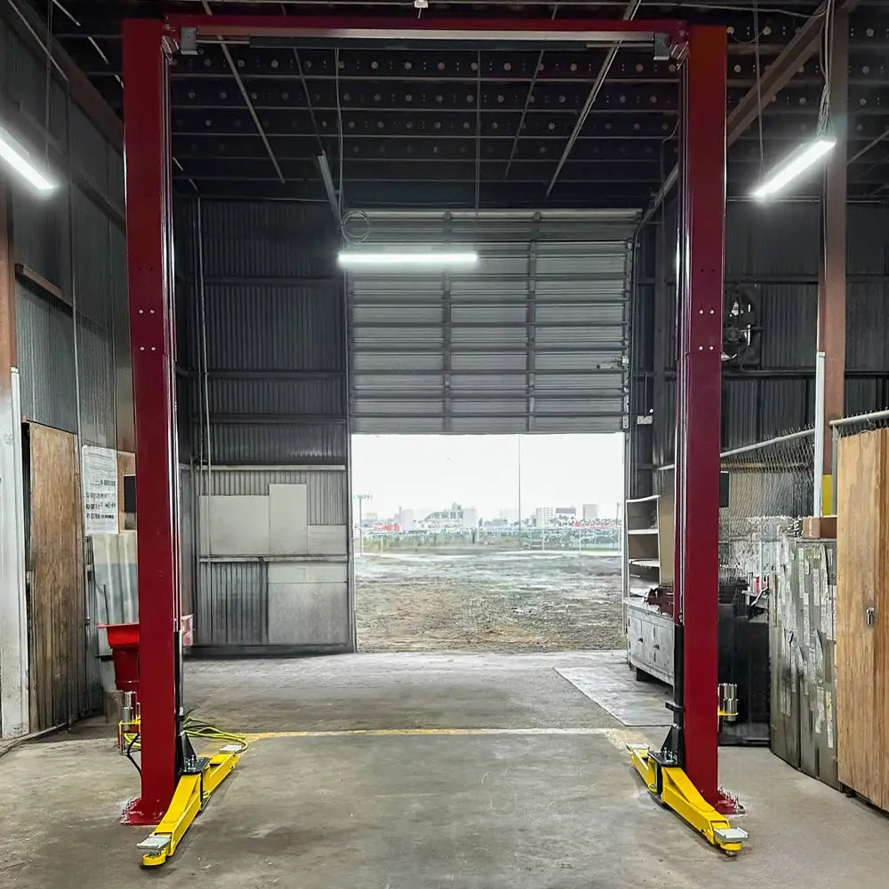 Challenger LE12 HD Symmetric 2 Post Car Lift - 12,000 lbs Capacity for Auto Repair Shops & Garages | Heavy Duty Vehicle Hoist for Trucks, SUVs, and Sedans