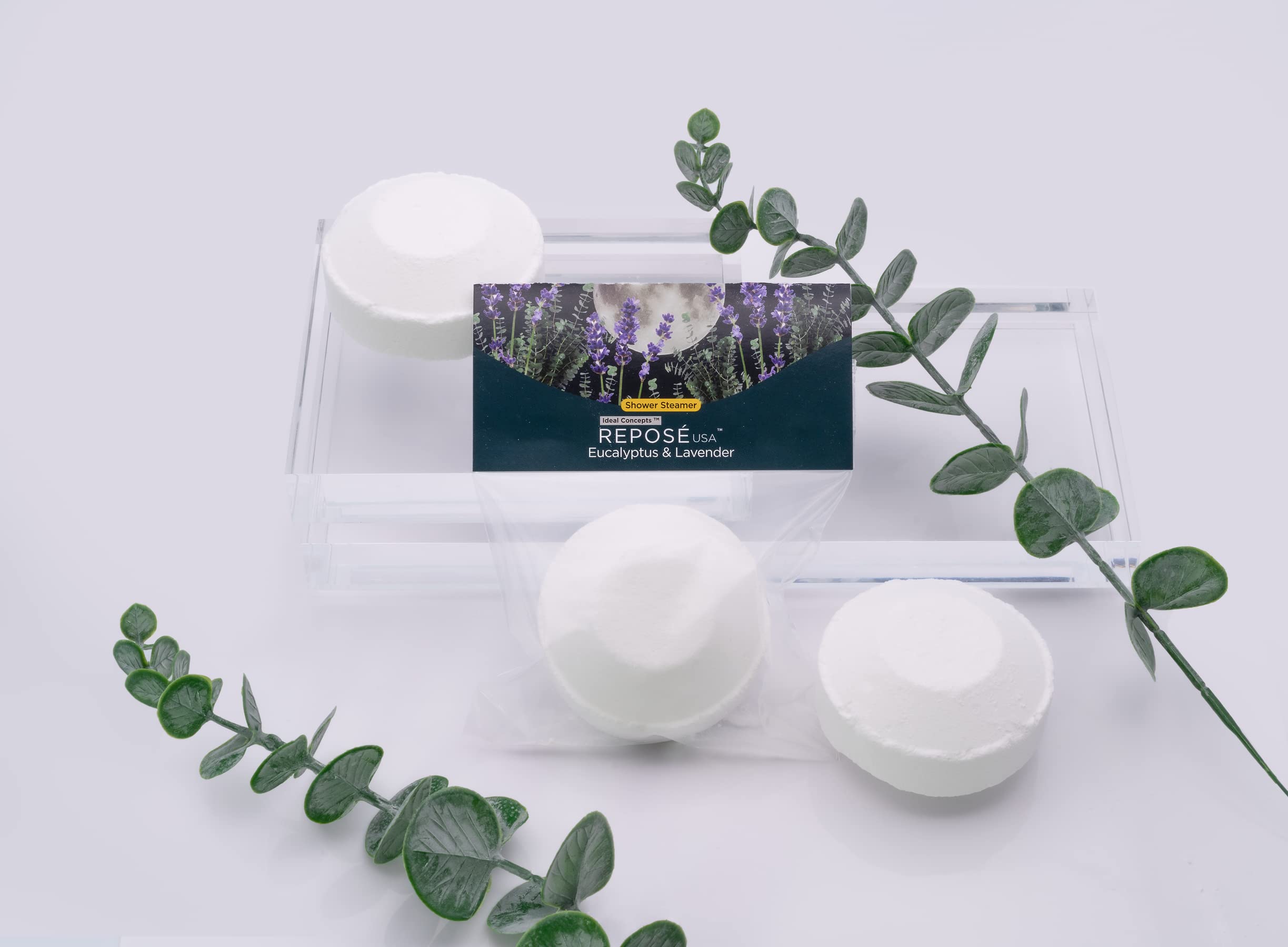 Eucalyptus & Lavender Shower Steamer - Aromatherapy Bath Bombs for Relaxation & Stress Relief (6-Pack) | Perfect for Spa Night, Self-Care & Gift Giving