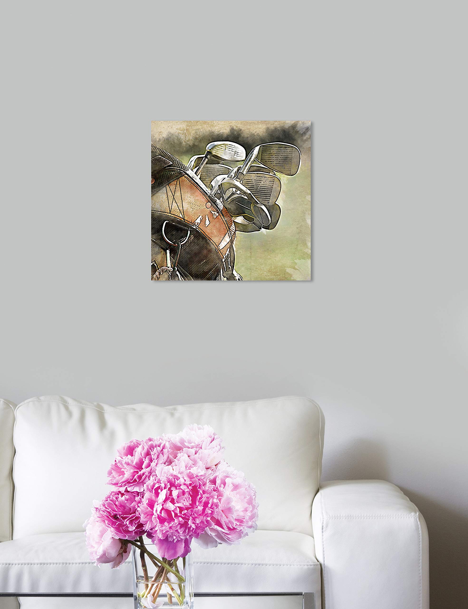 Boys Sports Wall Art Canvas Prints - 'The Right Tool for The Job' Motivational Decor for Kids Bedroom, Playroom & Sports Themed Rooms