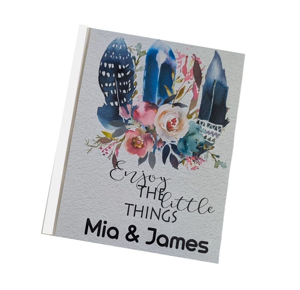 Personalized 4x6 or 5x7 Photo Album with Inspirational Poem - Perfect for Baby Showers, Weddings, Birthdays, Retirement & Nursery Decor | Cherish Your Memories in Style