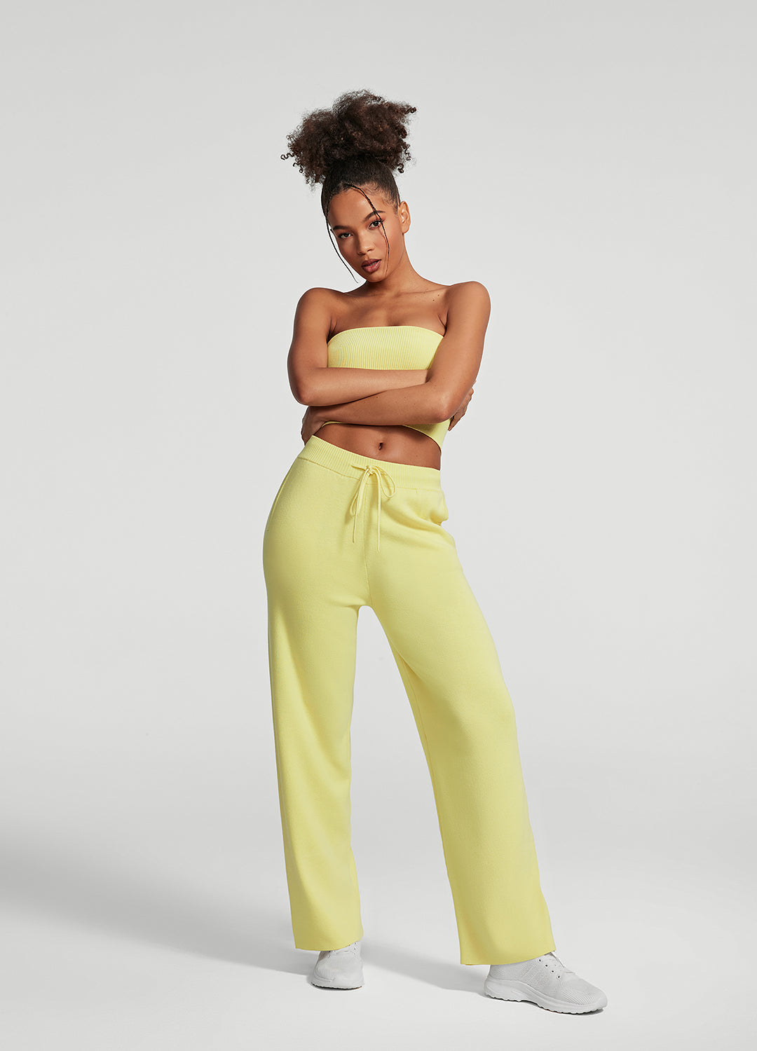 Premium Cozy Luxe Sweatpants for Women - Soft Fleece Lounge Pants with Elastic Waistband - Perfect for Yoga, Home Relaxing & Casual Outfits