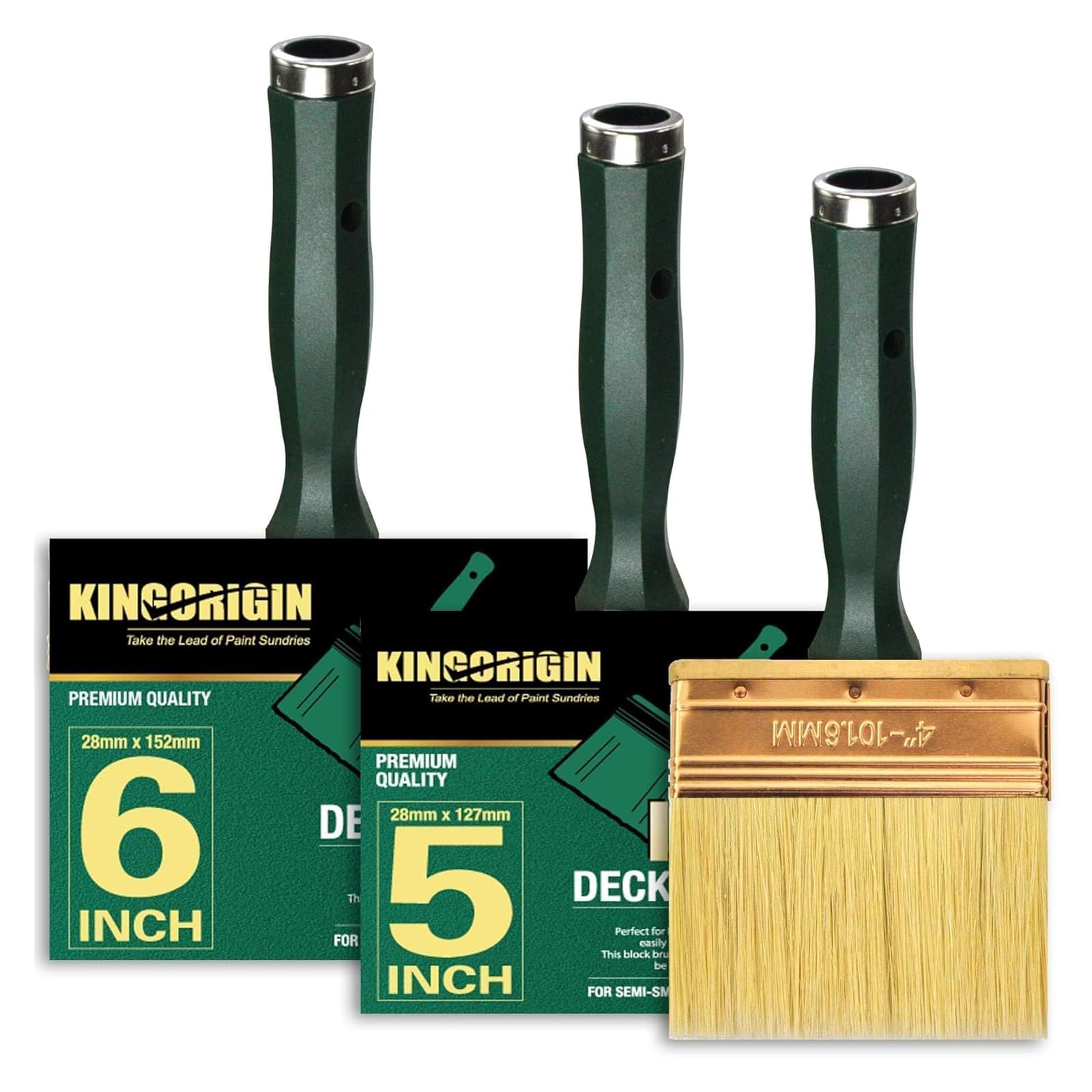 3-Pack Large Deck Stain Brushes (4