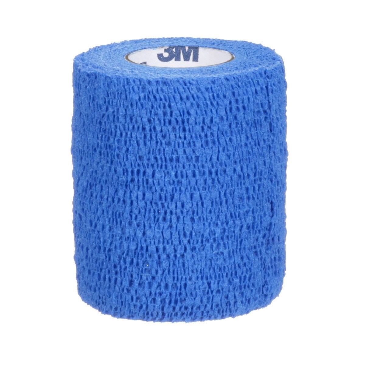 Coban Self Adherent Wrap - 24 Pack Blue Elastic Bandage for Sports, First Aid & Medical Support - Waterproof & Breathable Cohesive Tape for Athletes, Nurses & Pet Care