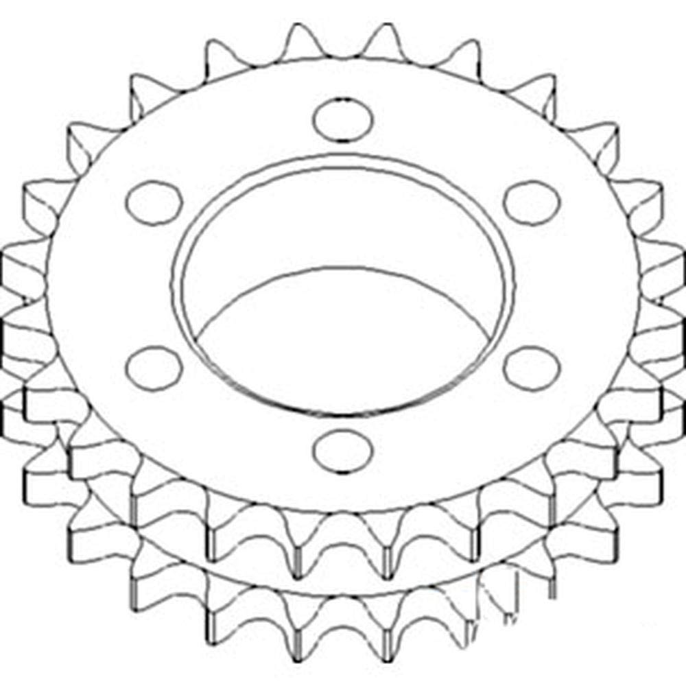RAParts Main Drive Sprocket Assembly - Compatible with John Deere 1054 1063 900 Series Tractors (Replaces 1306352C1 & 1306352C1-A) - Durable Replacement for Agricultural & Farming Equipment