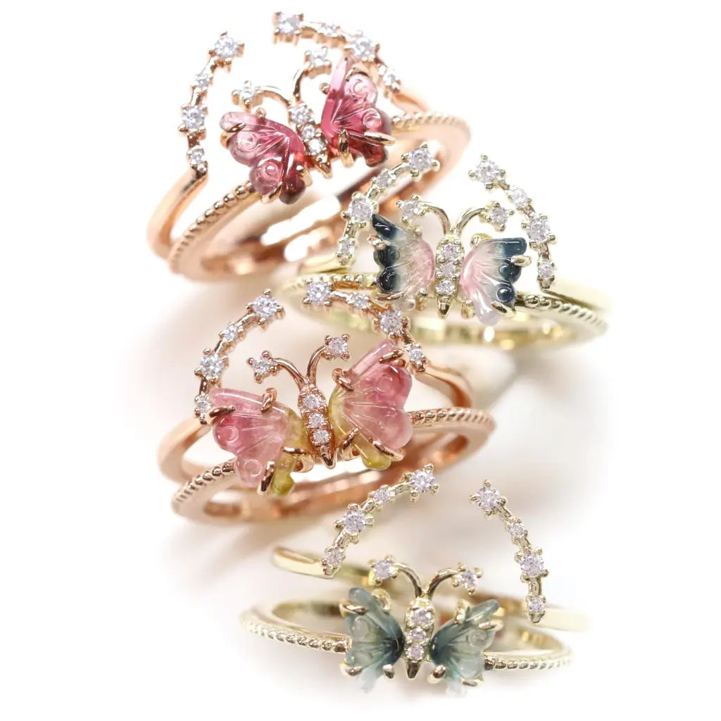 Elegant Cynthia Ring Set for Women - Sterling Silver Stackable Rings with Cubic Zirconia - Perfect for Weddings, Anniversaries & Everyday Wear