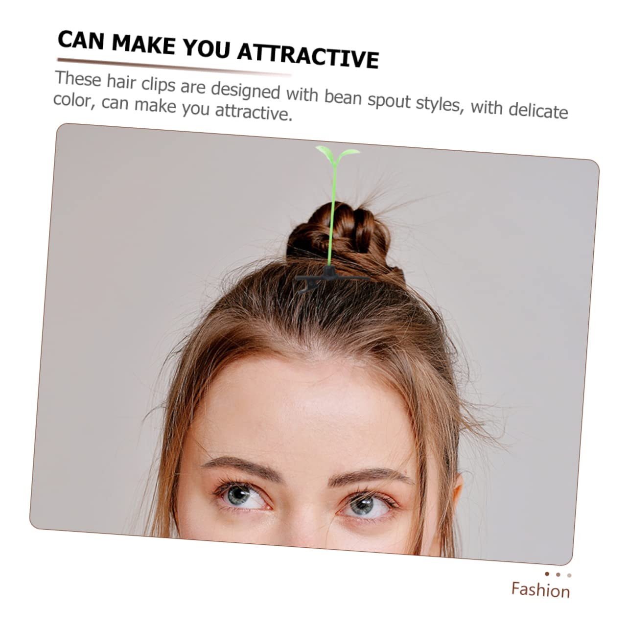 Cute Hair Clips for Girls & Boys - Plant Sprout Hairpins for Kids' Styling