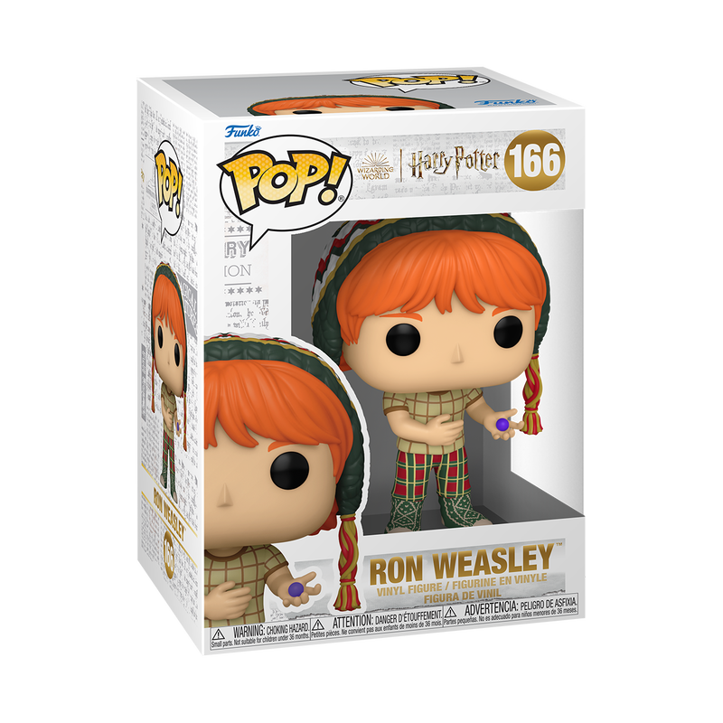 Ron Weasley Funko Pop Vinyl Figure #166 - Harry Potter Collectible with Protector Case - Perfect for Display, Gifts, and Potterhead Collections