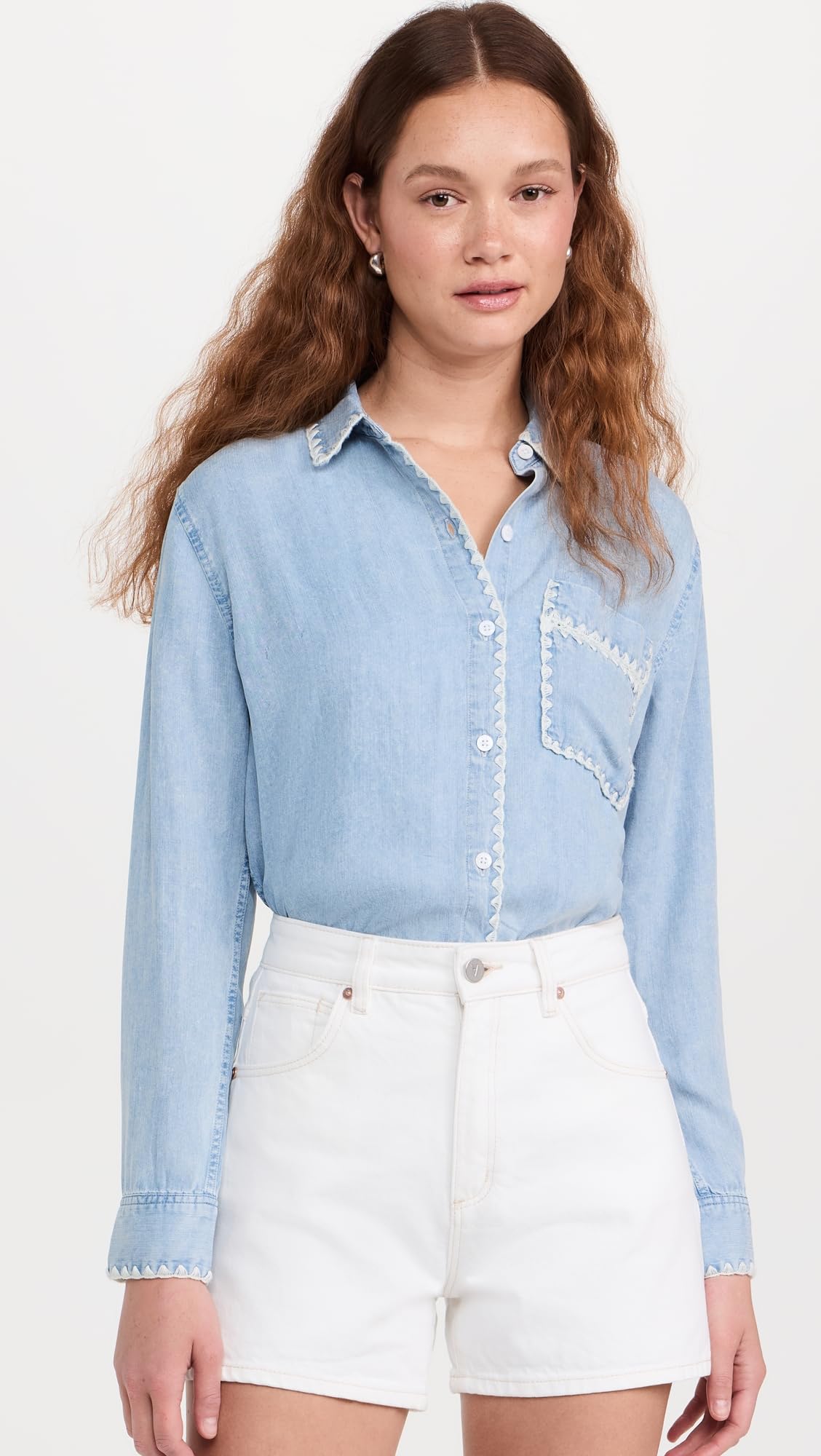 Rails Women's Saya Shirt - Soft Button Down Blouse for Casual & Office Wear | Perfect for Work, Date Night & Everyday Outfits
