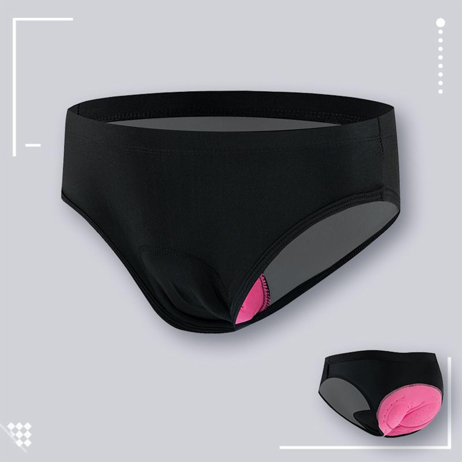 Women's Breathable Cycling Underwear with Silicone Hip Pads - Comfortable & Dynamic Bike Shorts for Mountain Biking, Road Cycling & Spin Class