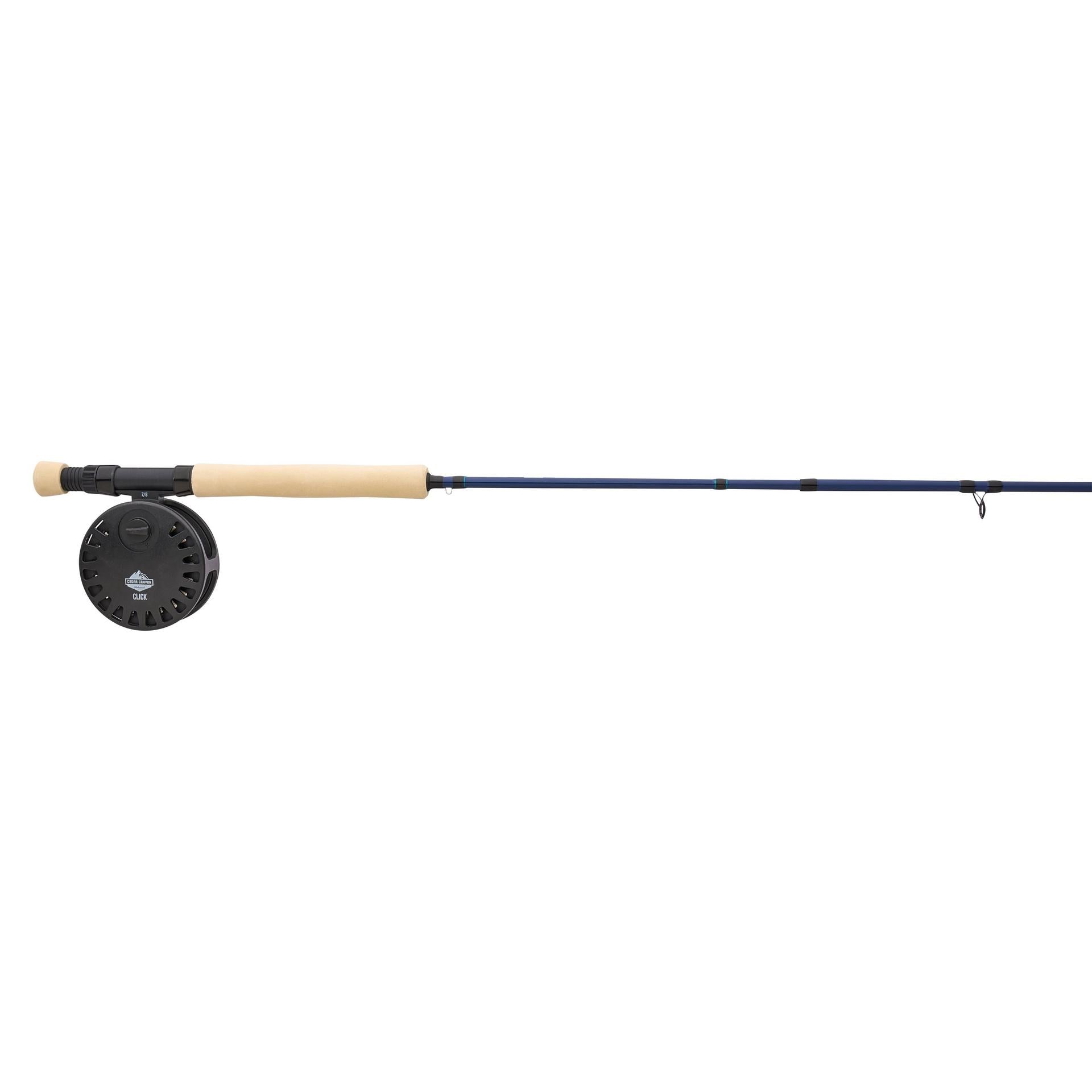 Cedar Canyon™ Carbon Fly Fishing Rod Kit - Lightweight & Durable Fly Fishing Gear for Trout & Bass - Perfect for Freshwater Streams & Rivers