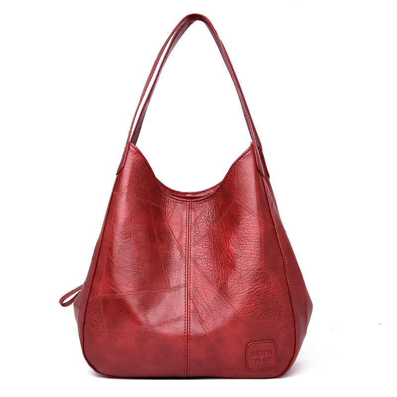 Vegan Leather Shoulder Bag for Women - Stylish Soft Tote Handbag - Perfect for Work, Travel & Everyday Use