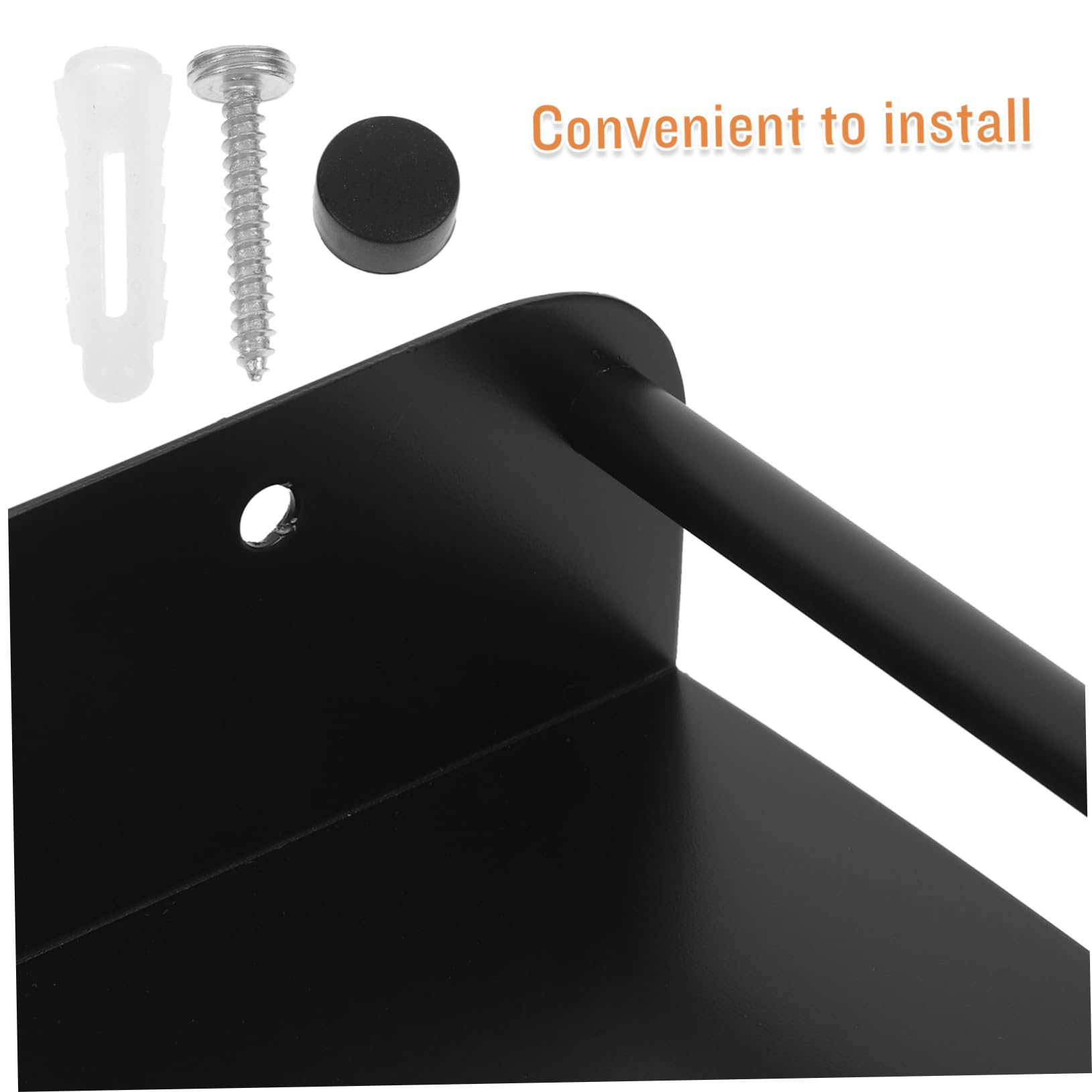 DIYEAH 4-Piece Universal Wall Mount Kit - Projector Bracket, WiFi Router Holder & Security Camera Shelf - Heavy Duty Metal Wall Mount for Home Theater Setup, Office Network Equipment & Smart Home Installation